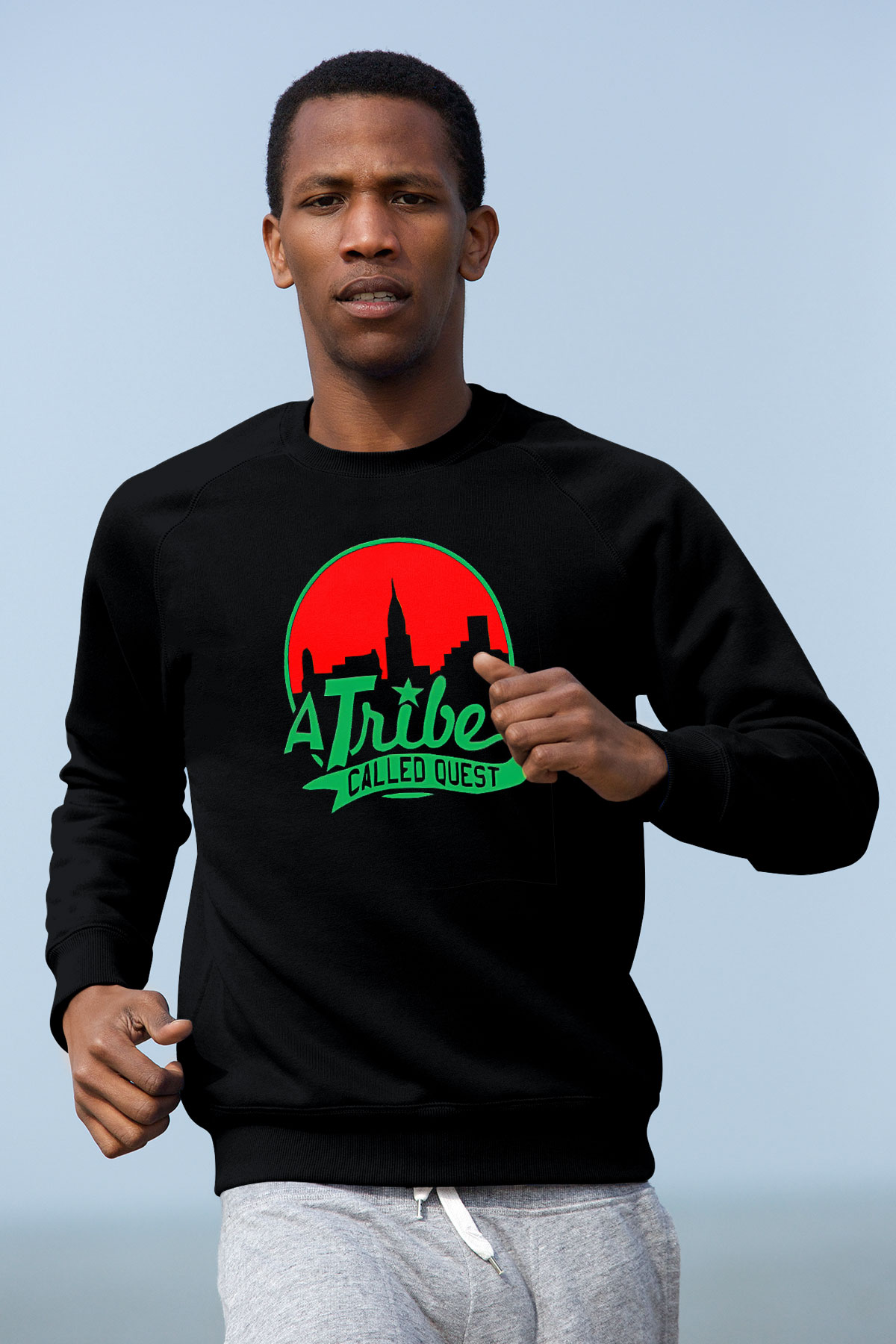 A Tribe Called Quest Baskılı Unisex Siyah Sweatshirt