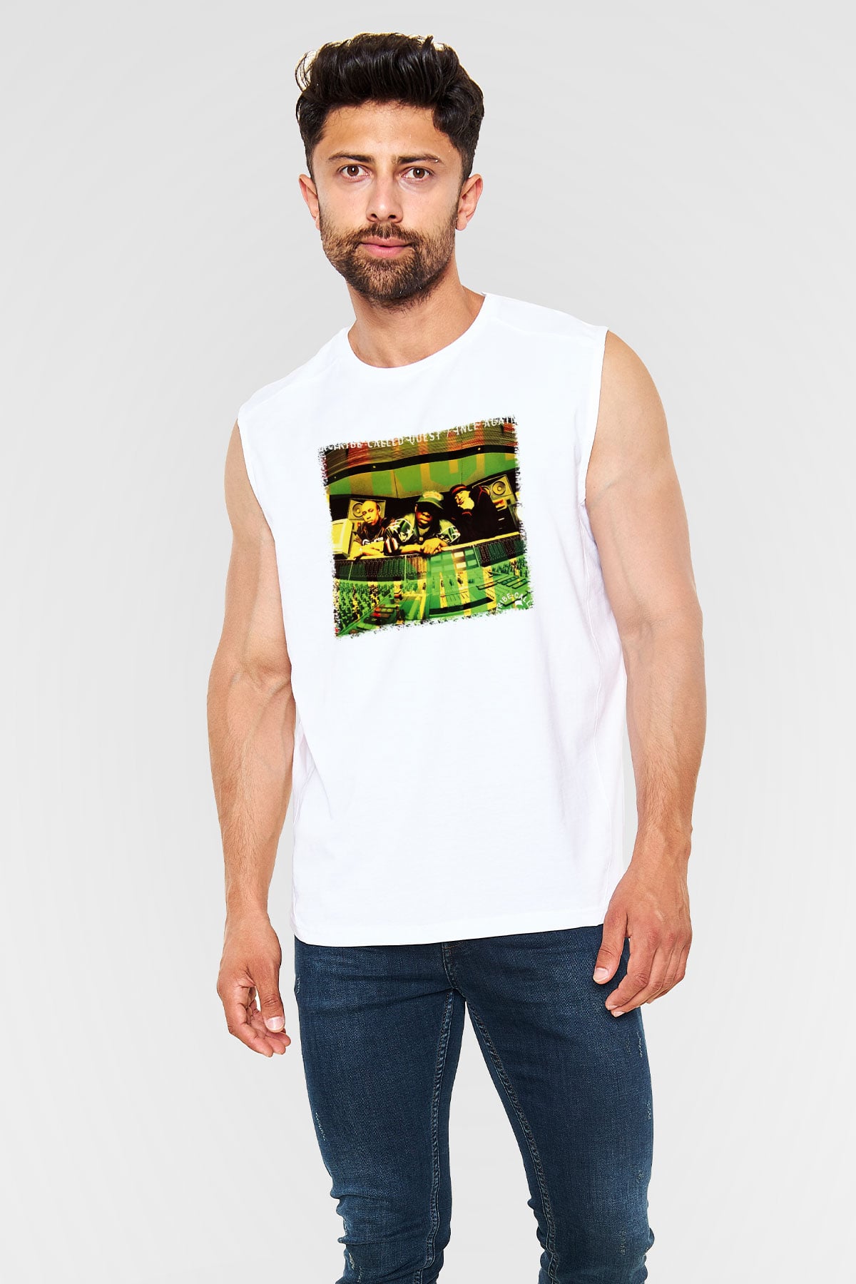 A Tribe Called Quest Beyaz Unisex Kolsuz Tişört