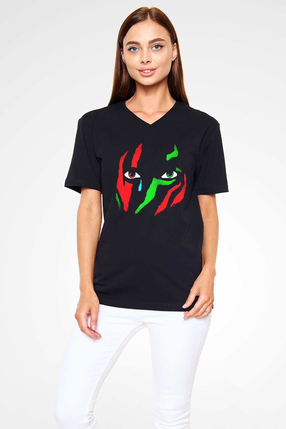 A Tribe Called Quest Siyah Unisex V Yaka Tişört T-Shirt