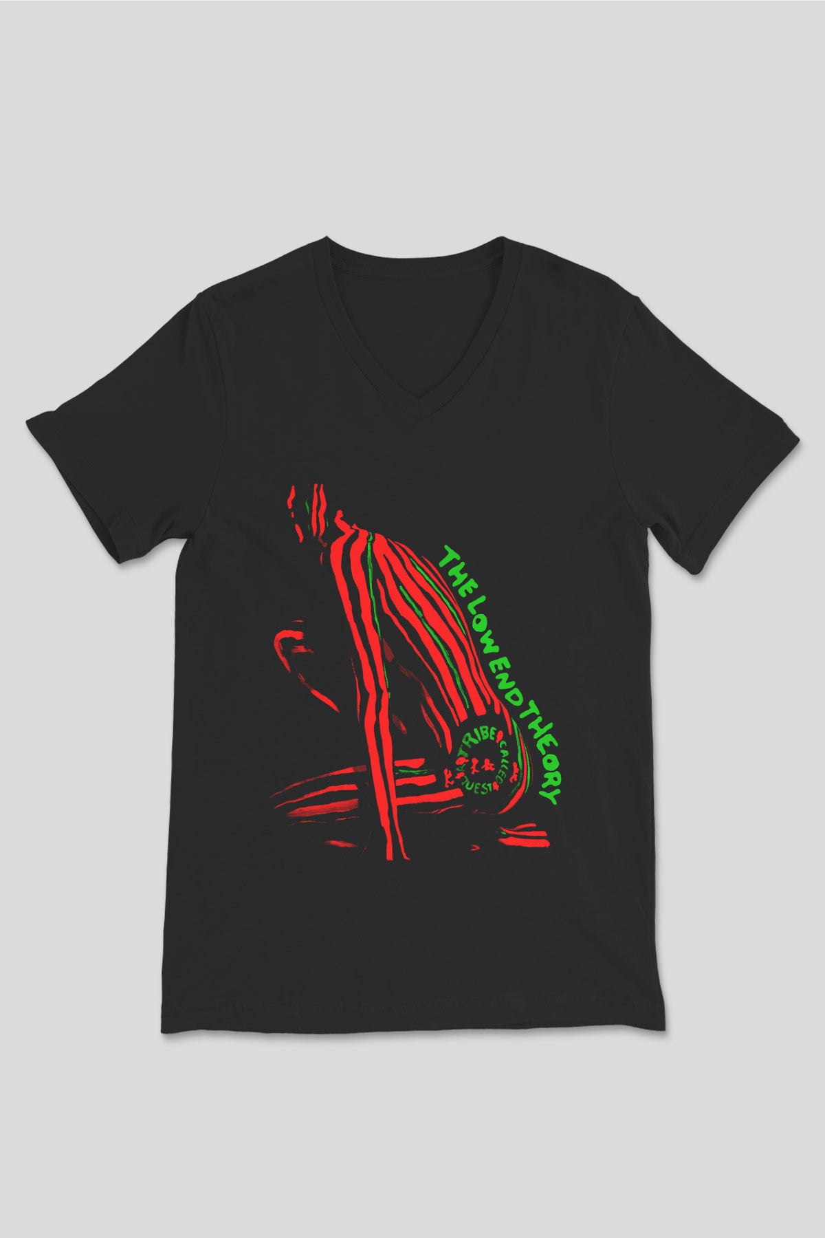 A Tribe Called Quest Siyah Unisex V Yaka Tişört T-Shirt