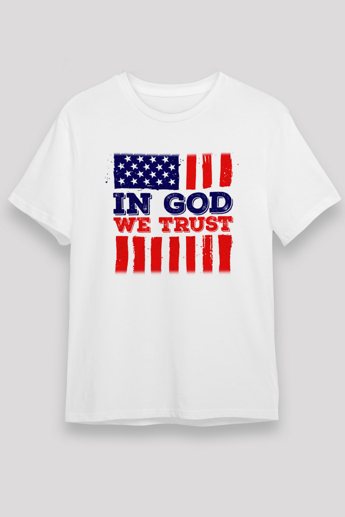 ABD Beyaz Unisex Tişört T-Shirt - TişörtFabrikası