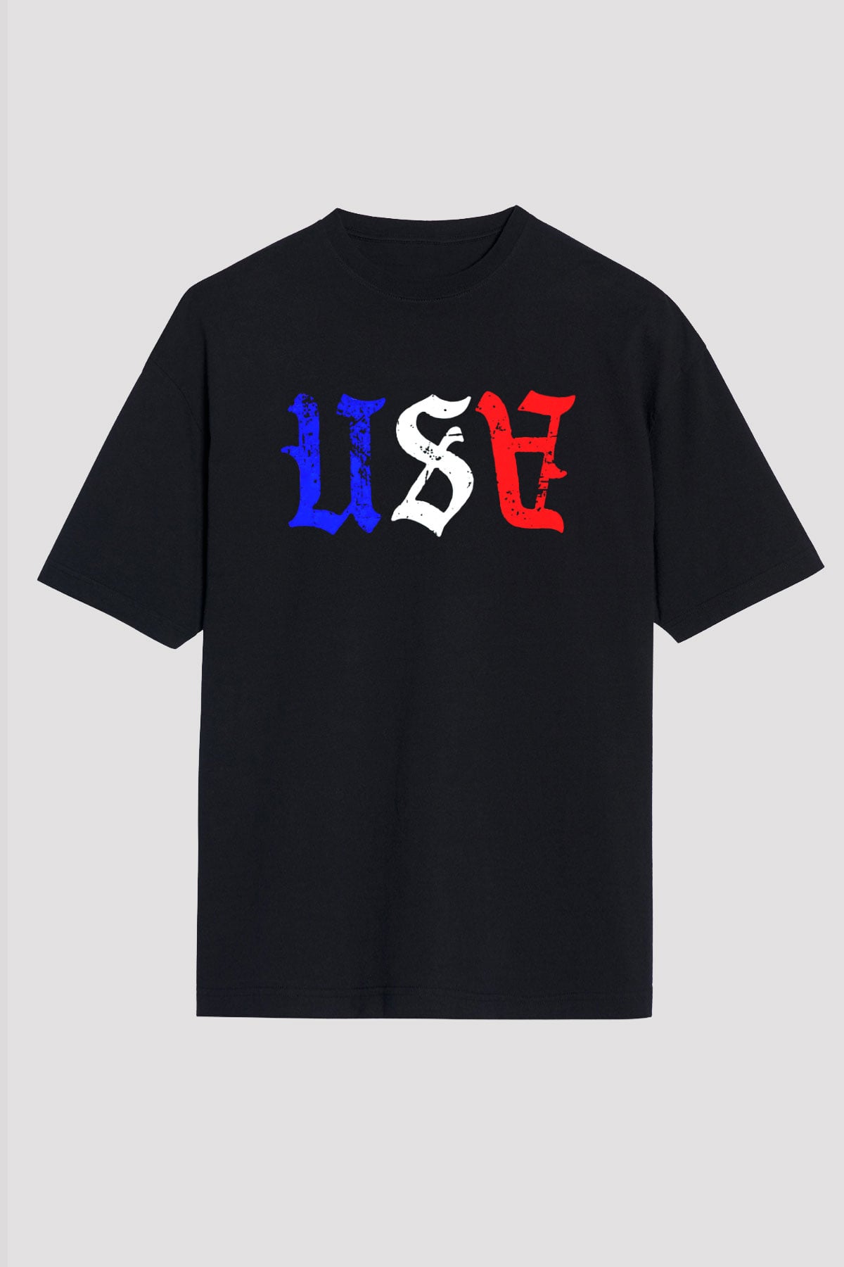 ABD Siyah Oversize Tişört Oversize T-shirt - TişörtFabrikası