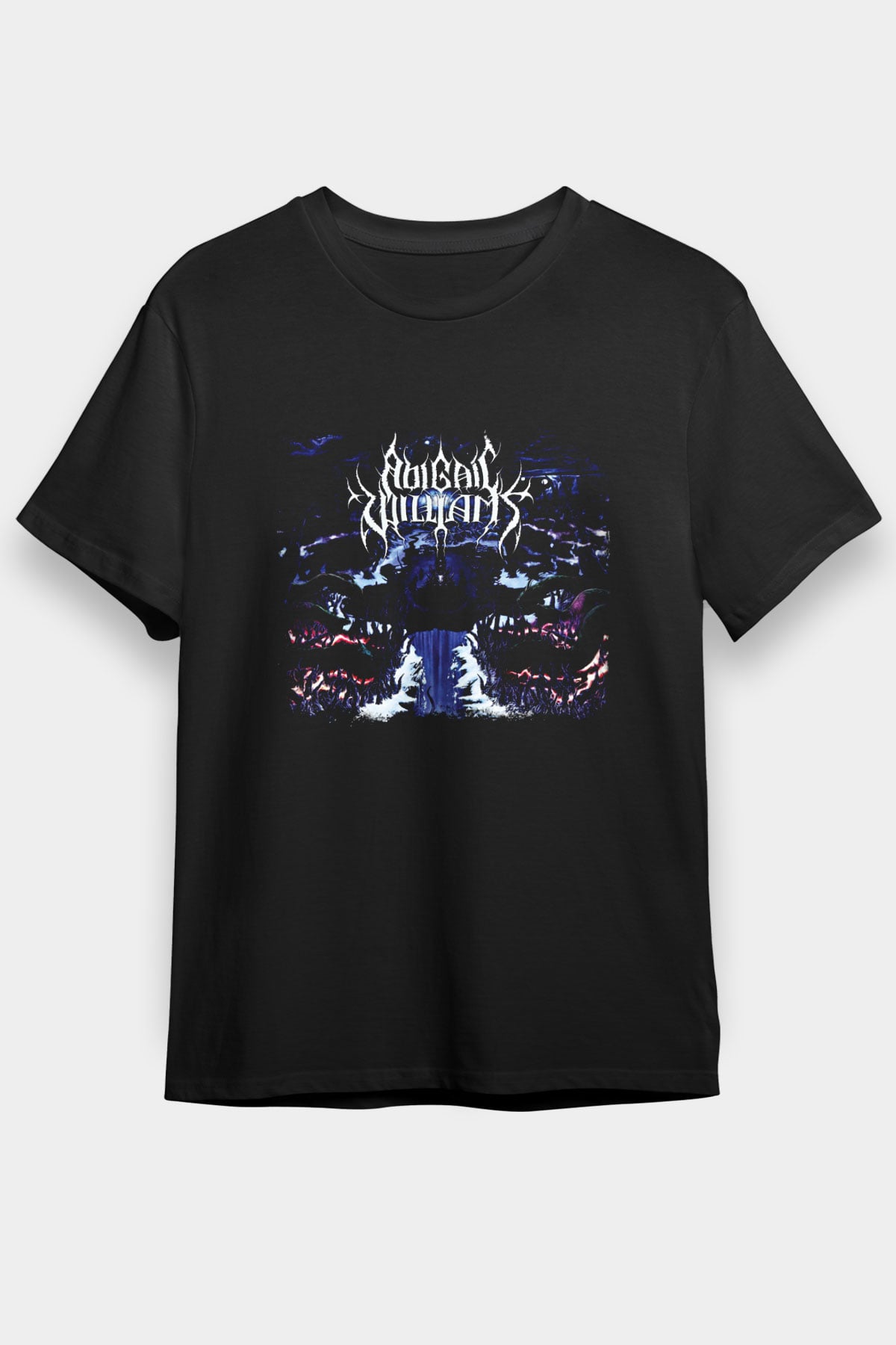 Abigail Williams Baskılı Unisex Siyah Tişört
