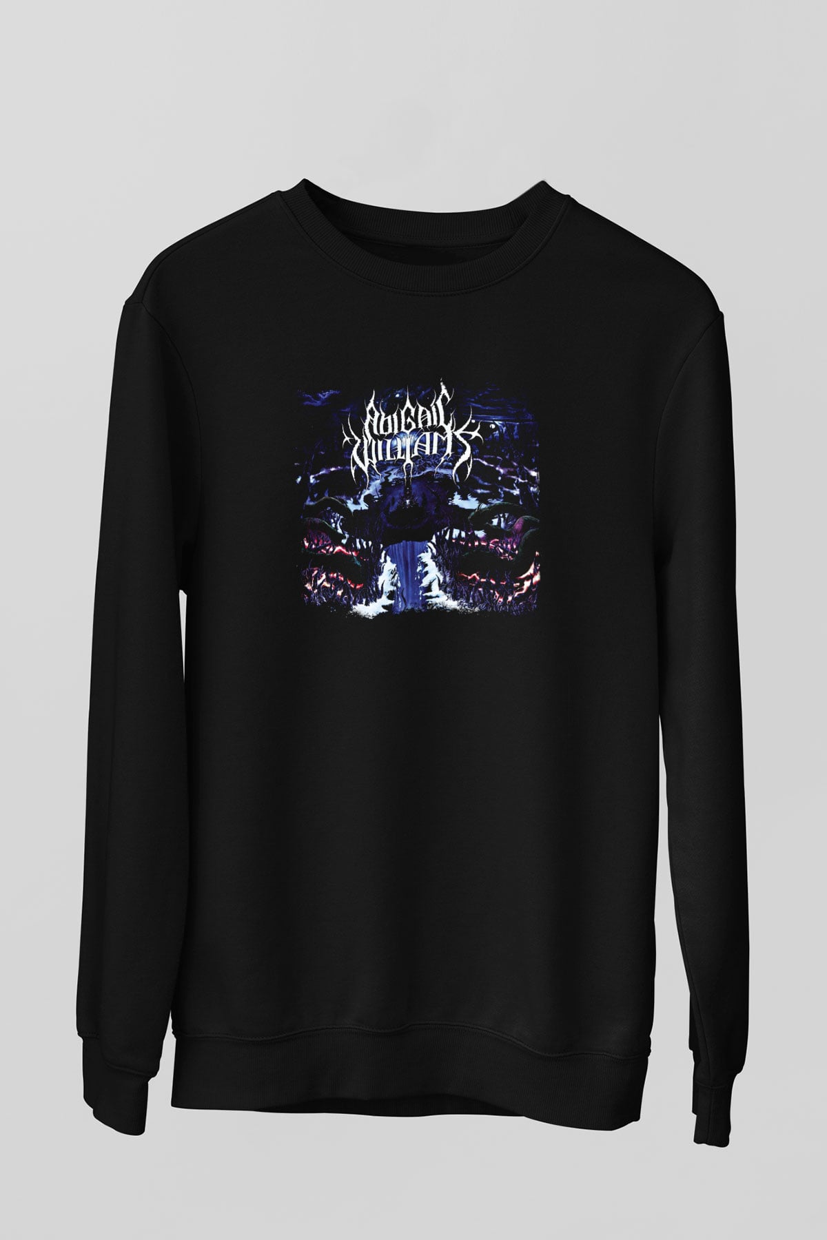 Abigail Williams Baskılı Unisex Siyah Sweatshirt