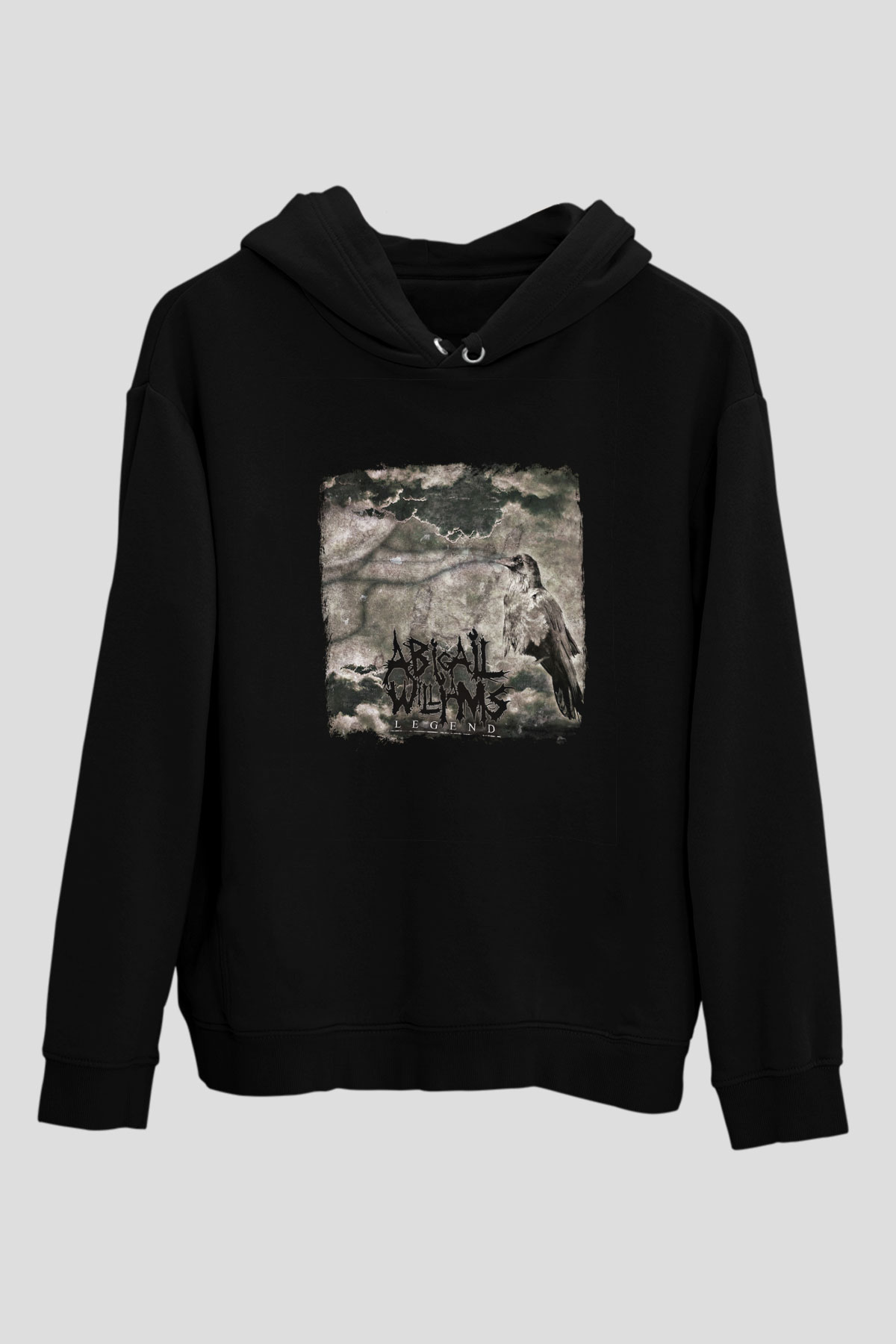Abigail Williams Baskılı Unisex Siyah Hoodie