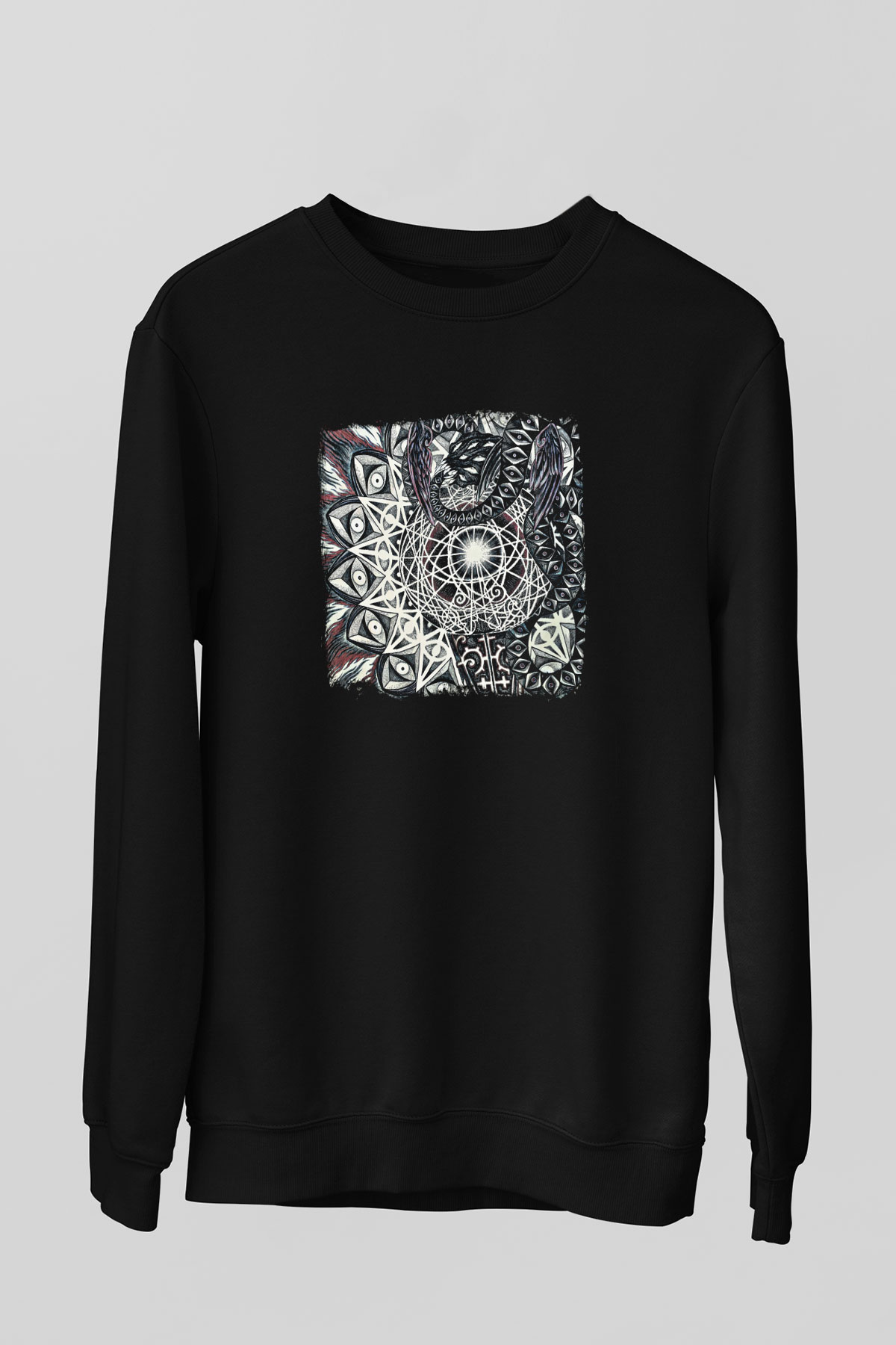 Abigail Williams Baskılı Unisex Siyah Sweatshirt