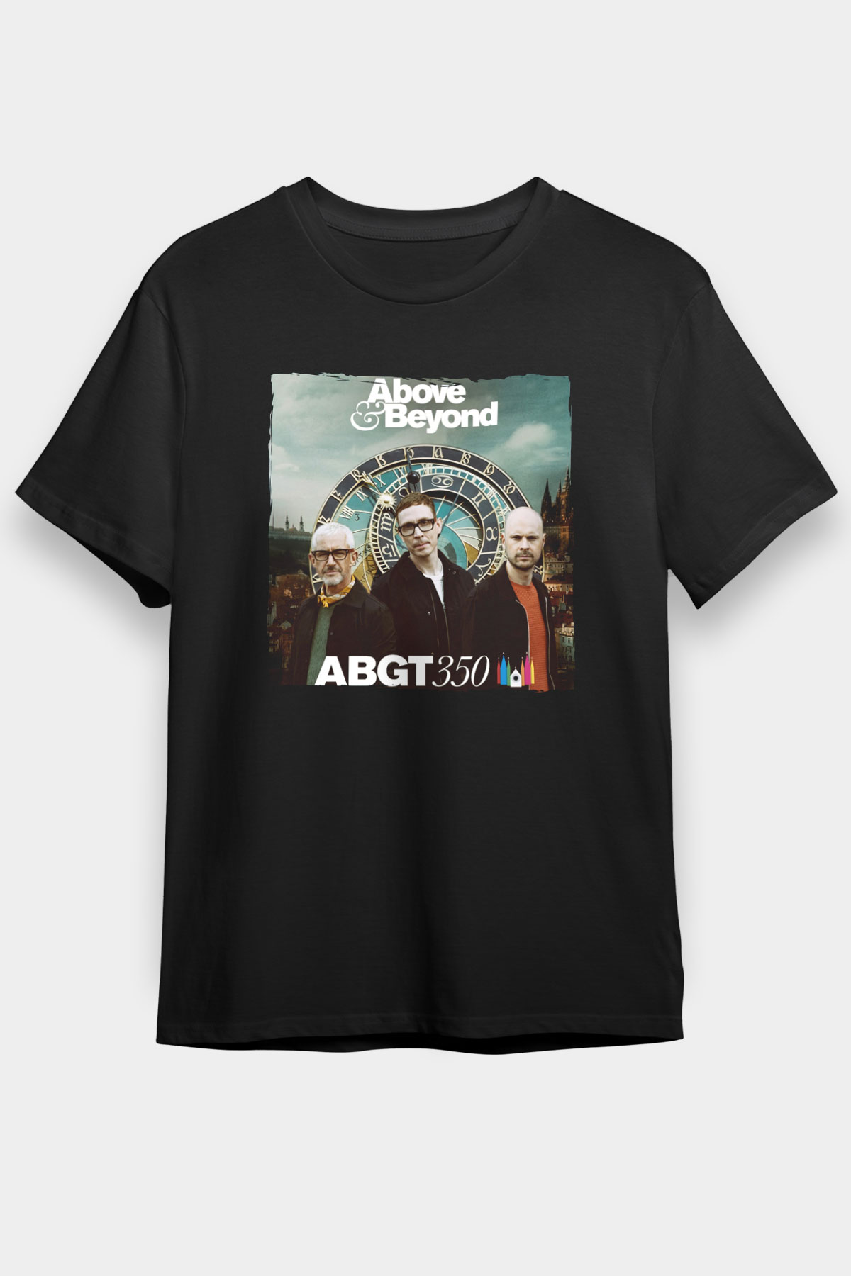 Above and Beyond Siyah Unisex Tişört T-Shirt - TişörtFabrikası