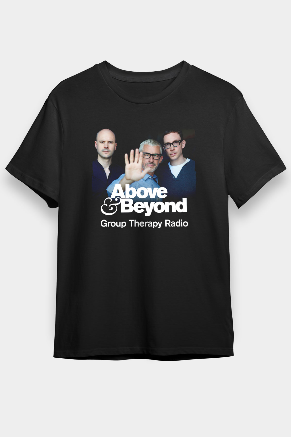 Above and Beyond Siyah Unisex Tişört T-Shirt - TişörtFabrikası