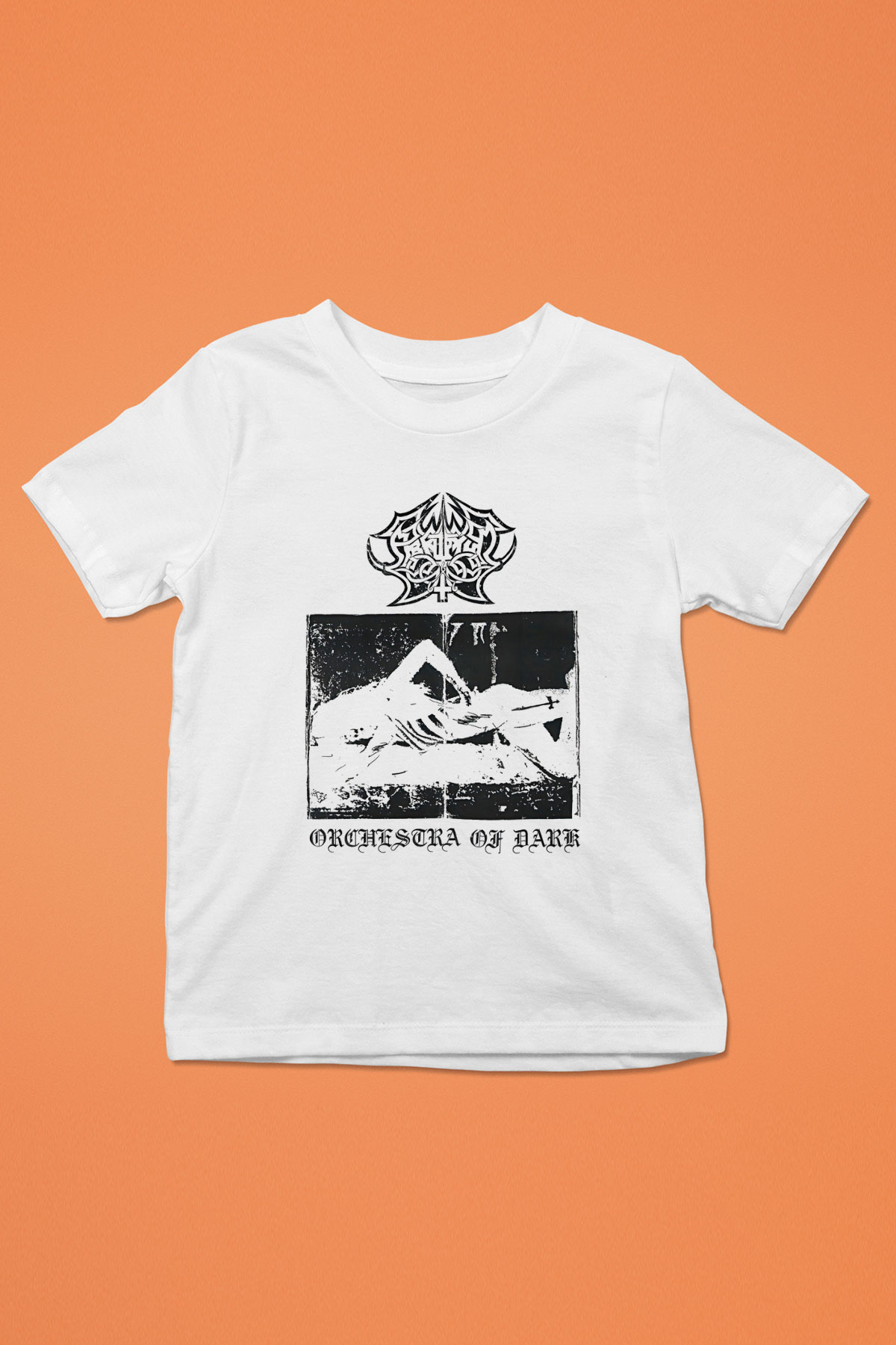 Abruptum Baskılı Beyaz Unisex Beyaz Çocuk Tişört - Tshirt