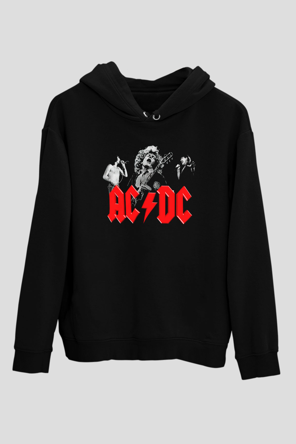 AC DC Angus Young Siyah Unisex Hoodie