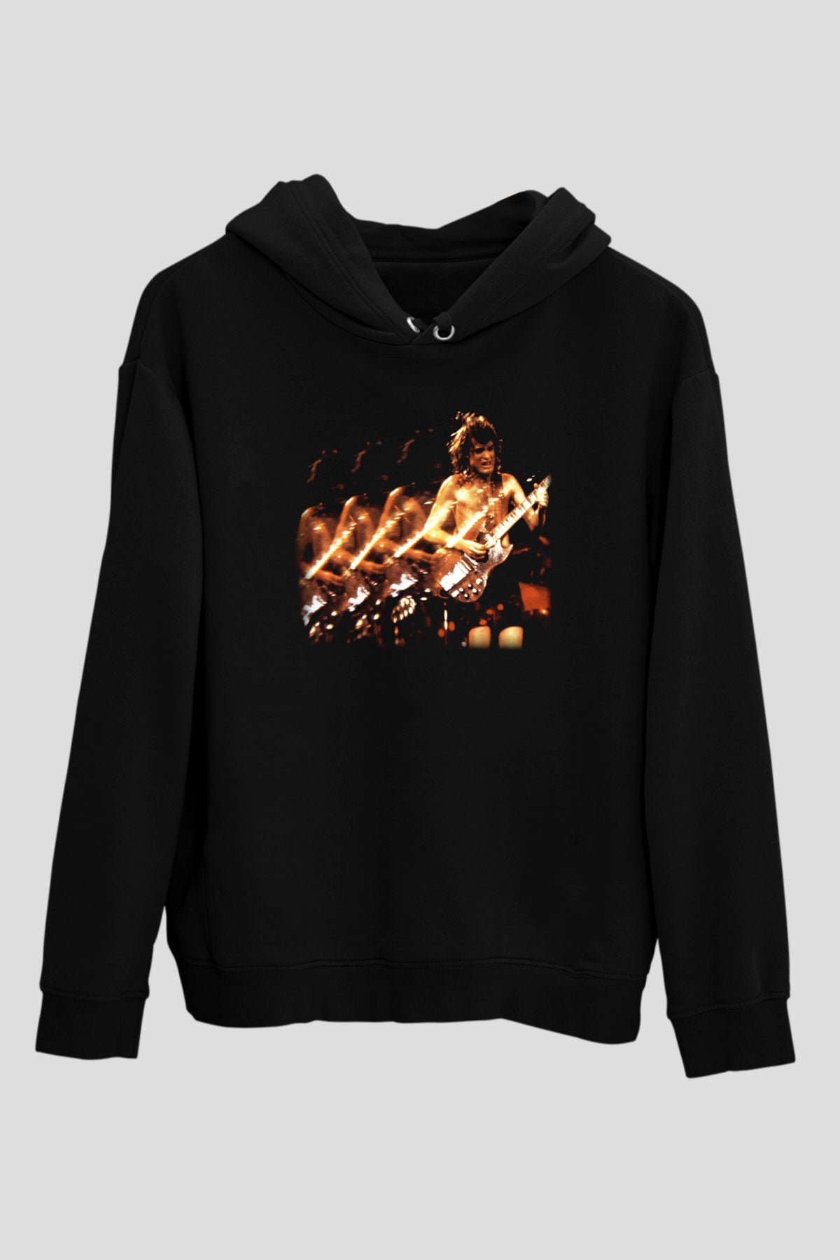 AC DC Angus Young Siyah Unisex Hoodie