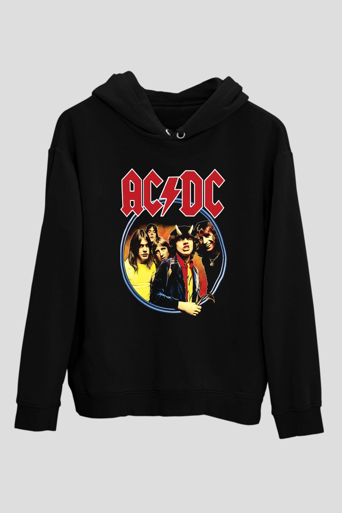 AC DC Highway To Hell Siyah Unisex Hoodie