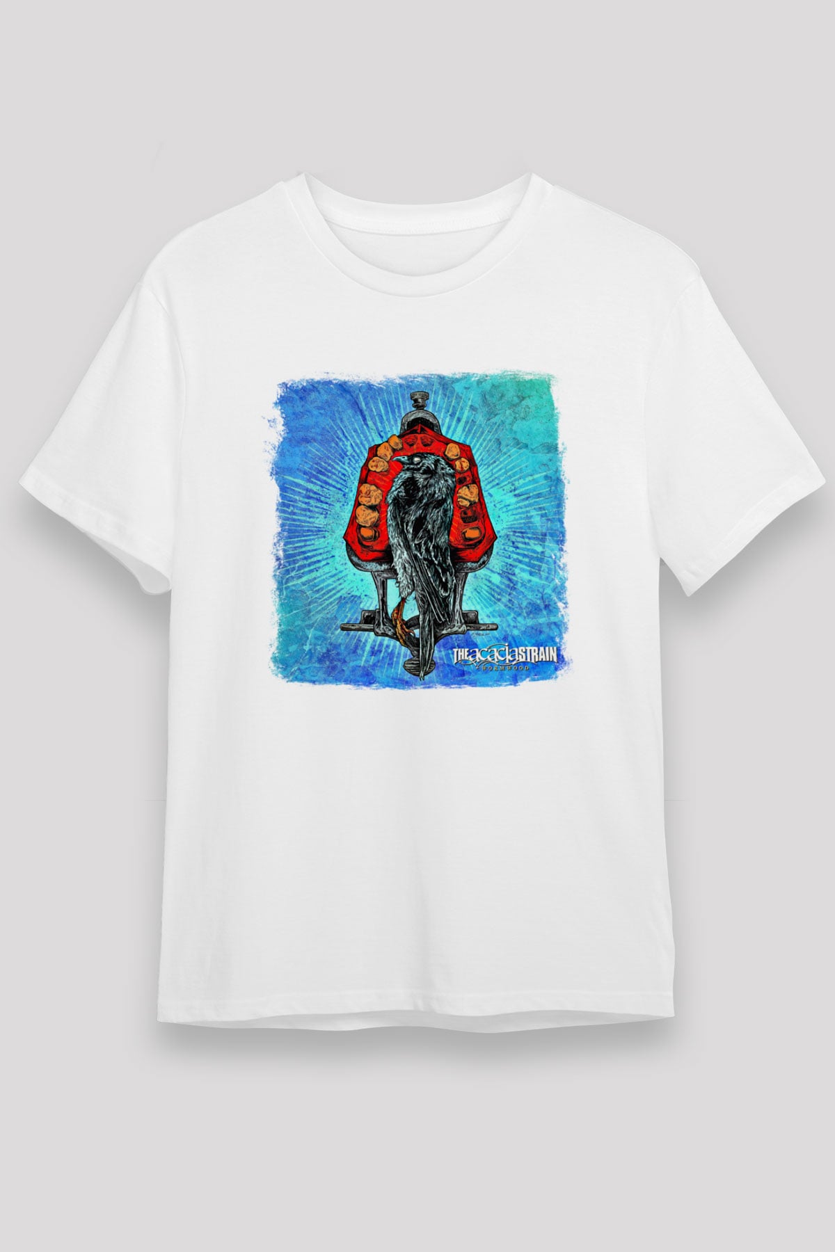 Acacia Strain Baskılı Unisex Beyaz Tişört