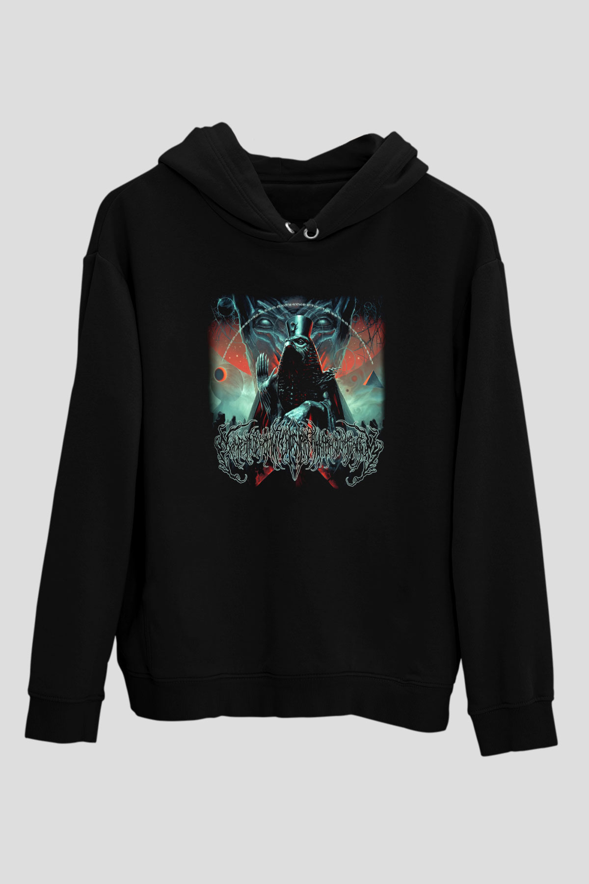 Accuser Siyah Unisex Hoodie