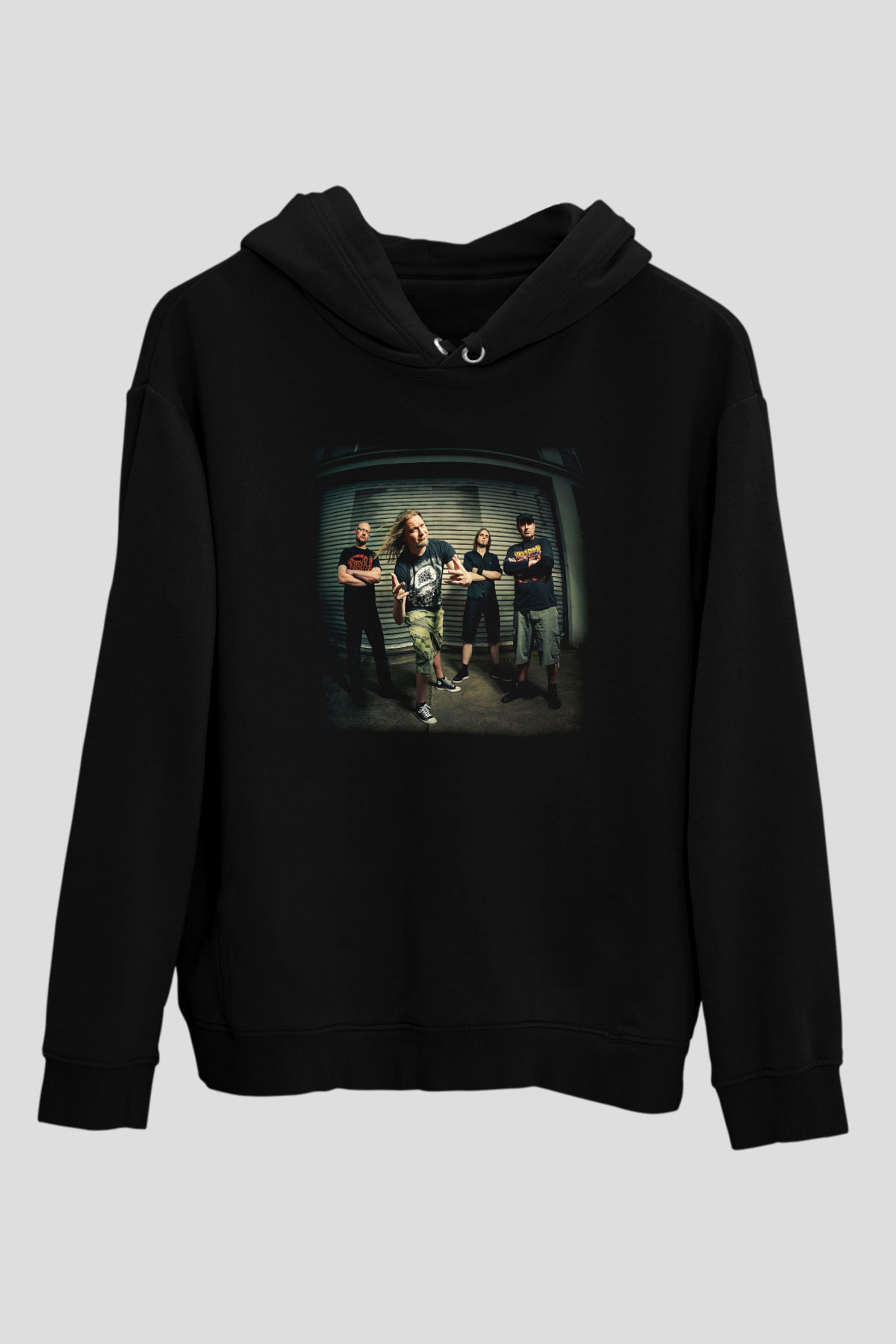 Accuser Siyah Unisex Hoodie