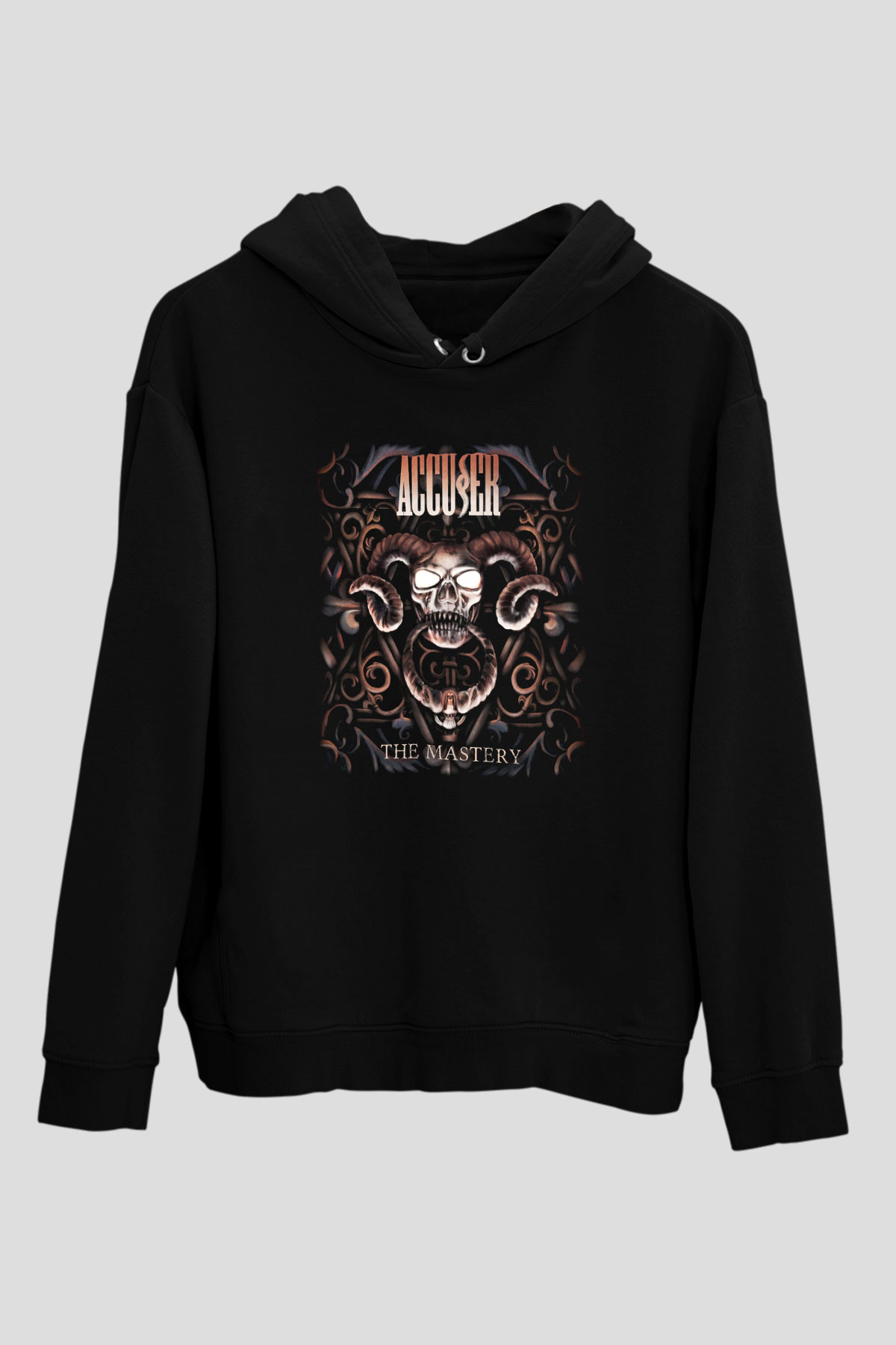 Accuser Siyah Unisex Hoodie