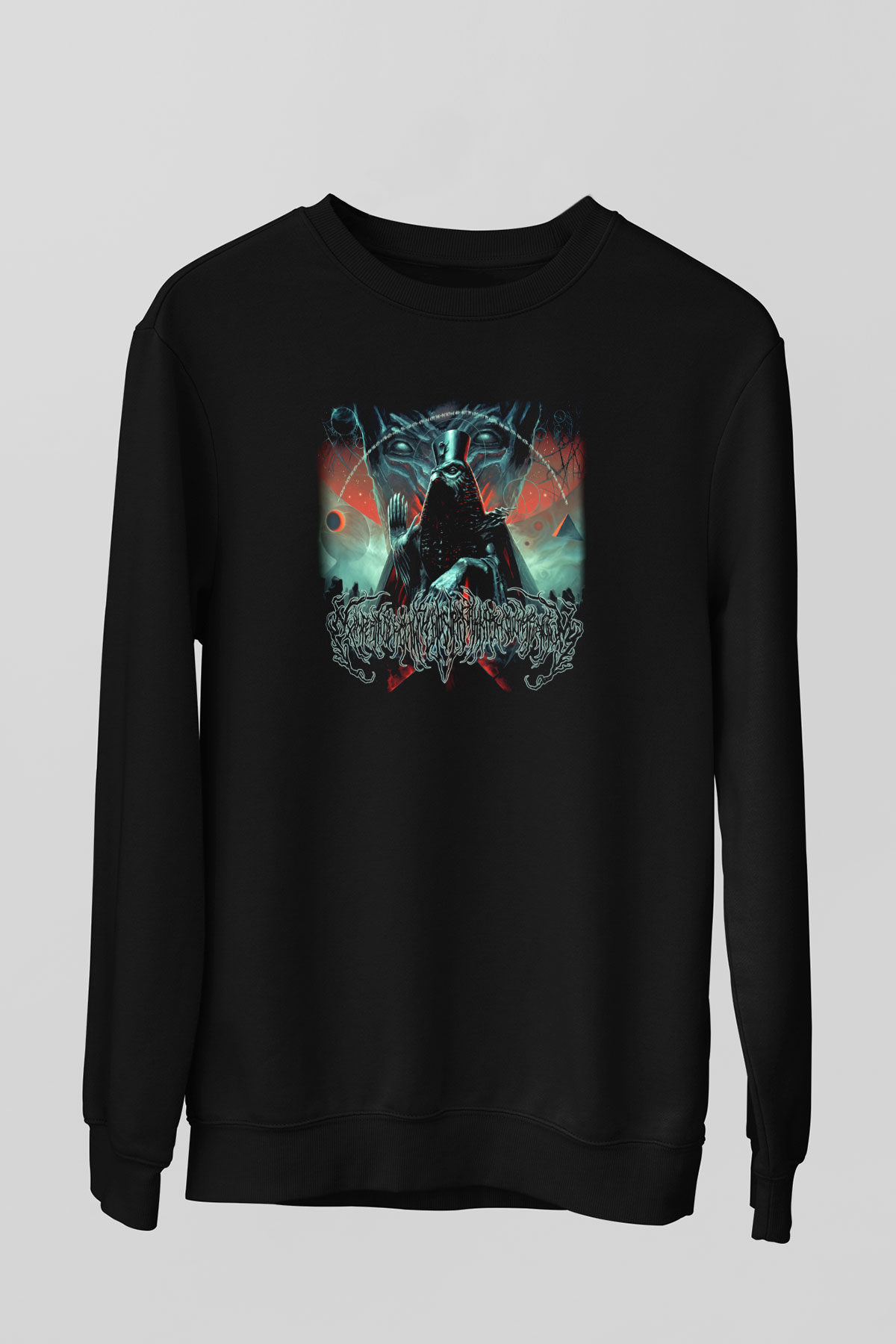 Accuser Siyah Unisex Sweatshirt