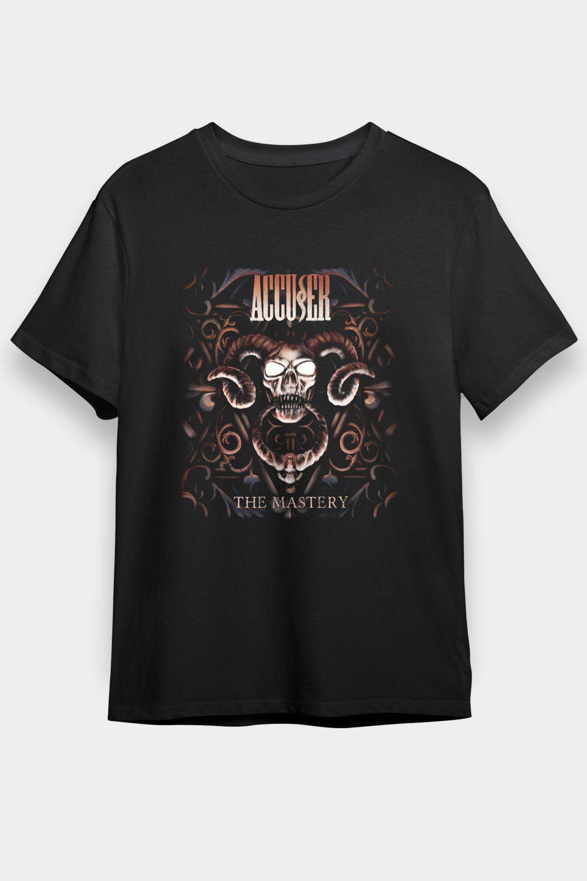 Accuser Siyah Unisex Tişört T-Shirt - TişörtFabrikası