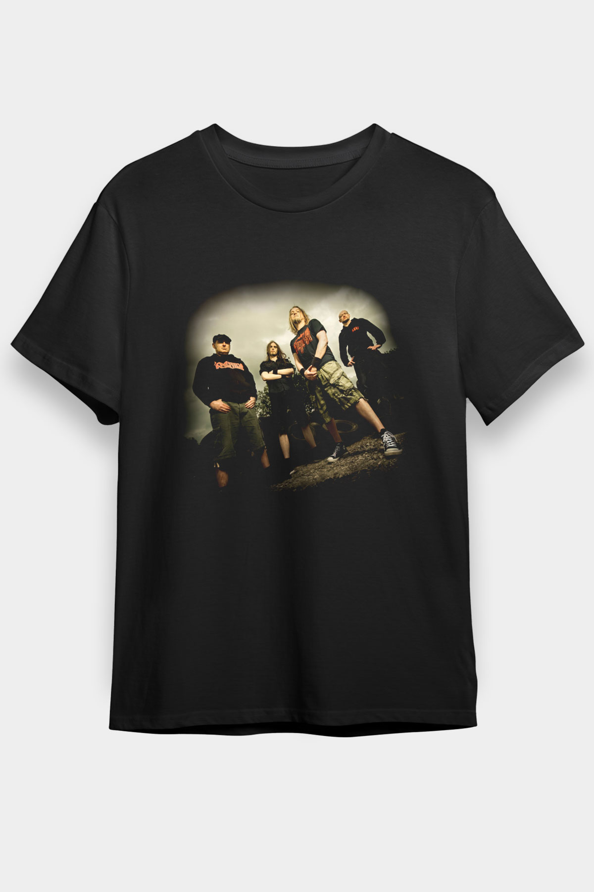 Accuser Siyah Unisex Tişört T-Shirt - TişörtFabrikası