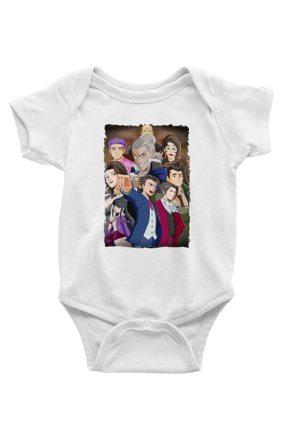 Ace Attorney Beyaz Bebek Body - Zıbın