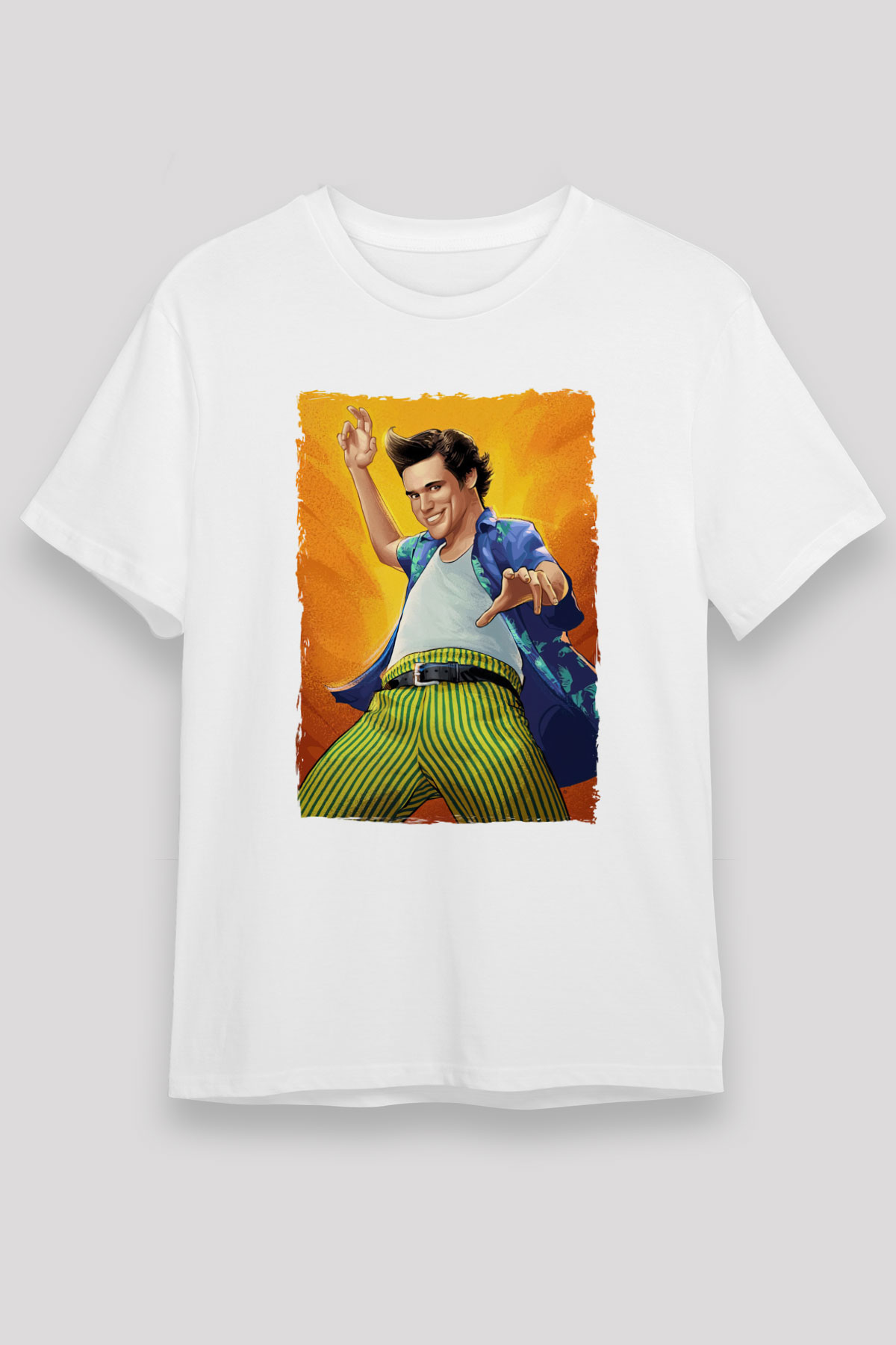 Ace Ventura Beyaz Unisex Tişört