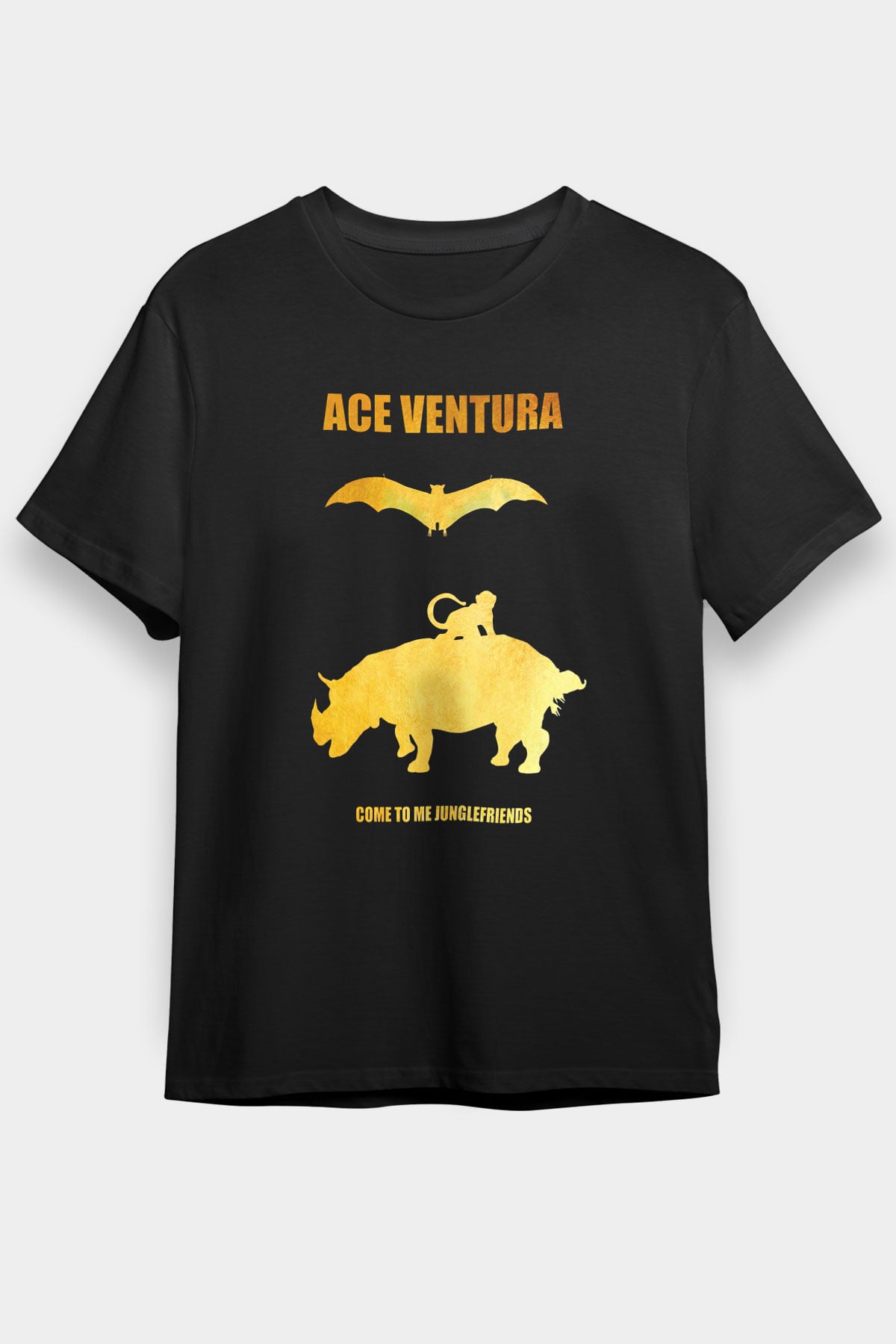 Ace Ventura Siyah Unisex Tişört
