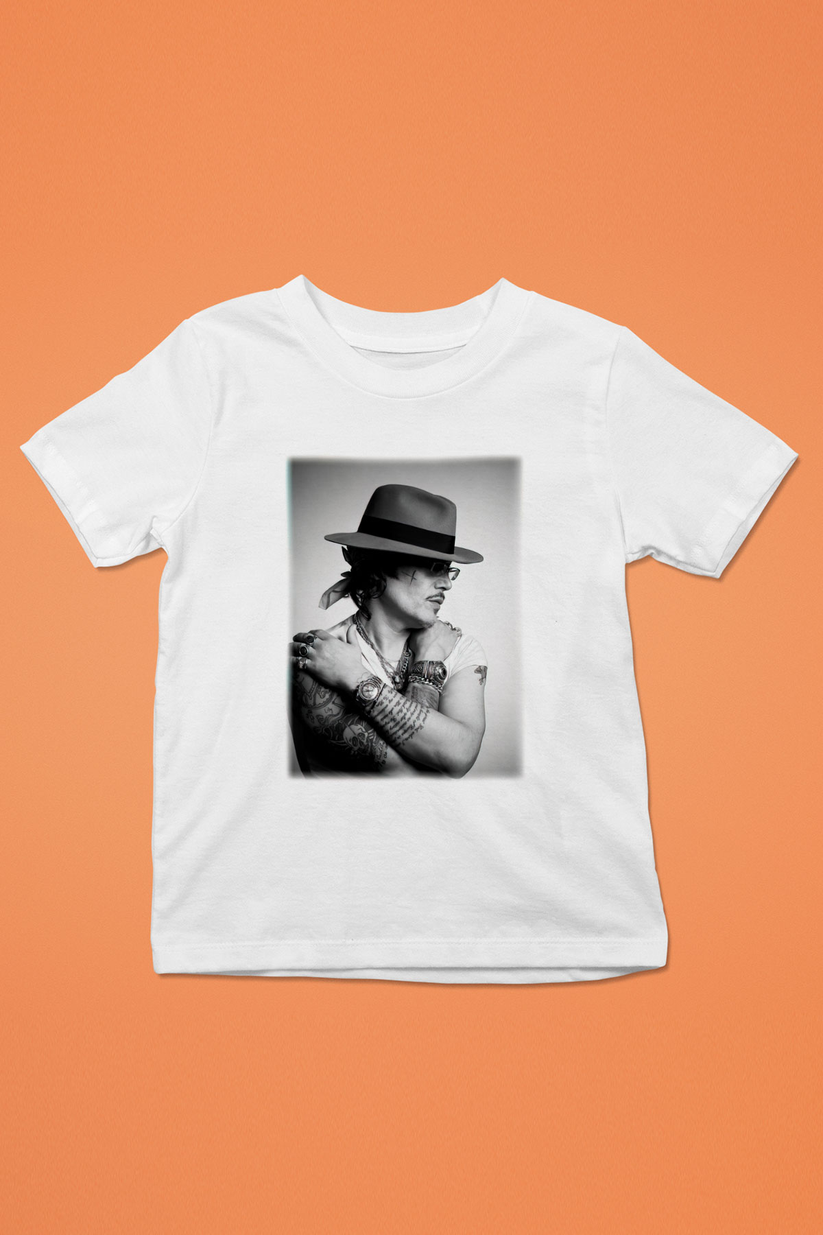 Adam Ant Baskılı Beyaz Unisex Çocuk Tişört