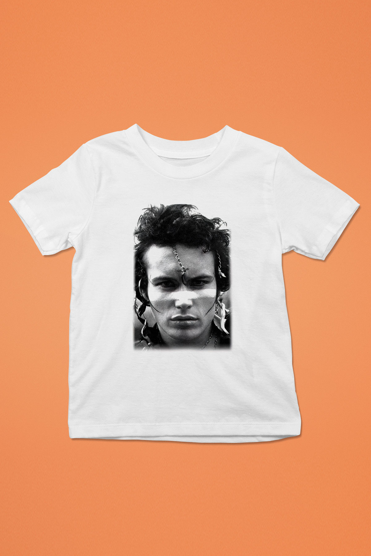 Adam Ant Baskılı Beyaz Unisex Çocuk Tişört