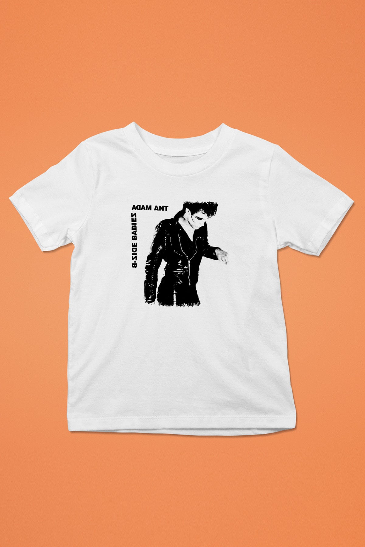 Adam Ant Baskılı Unisex Beyaz Çocuk Tişört
