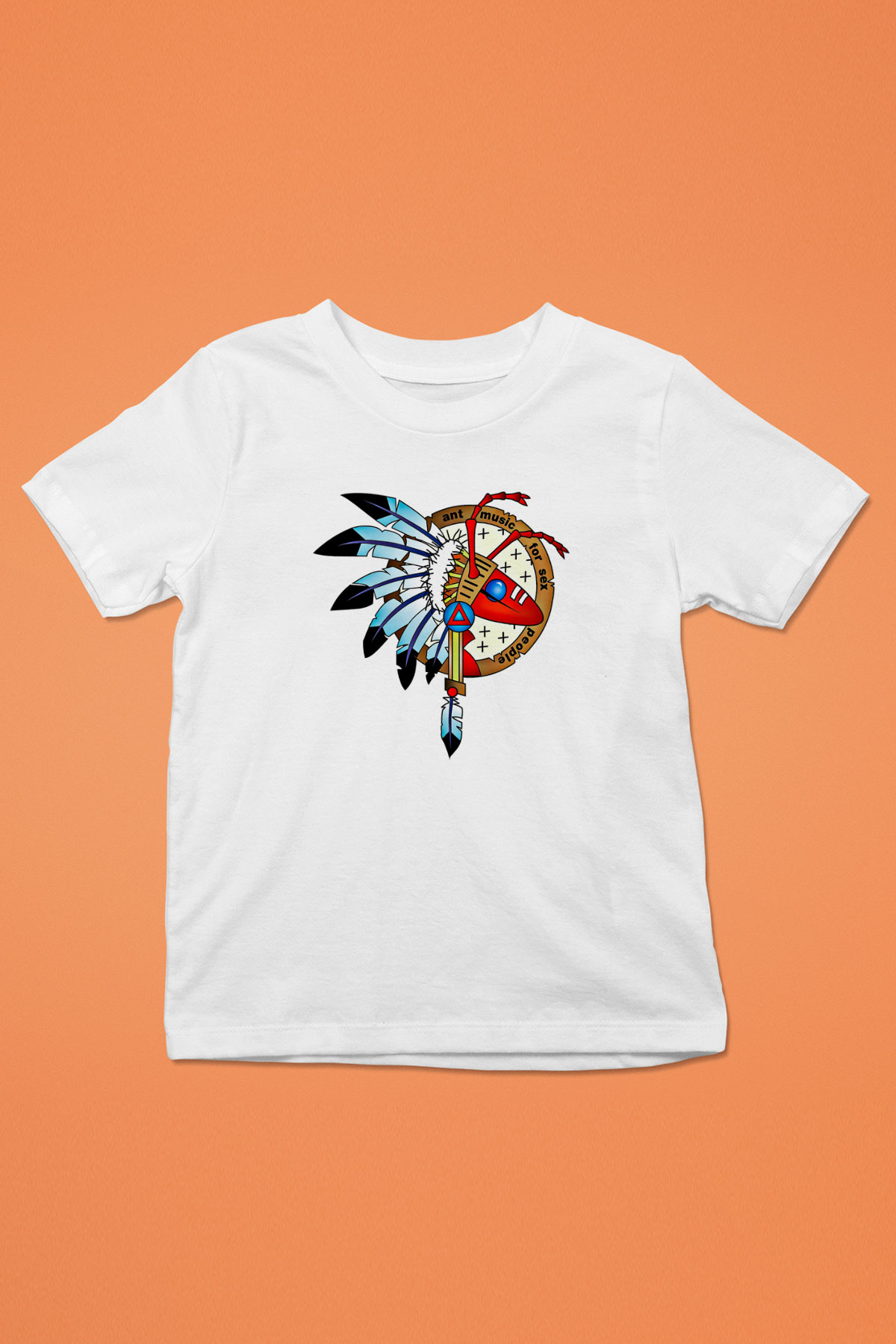 Adam Ant Baskılı Unisex Beyaz Çocuk Tişört