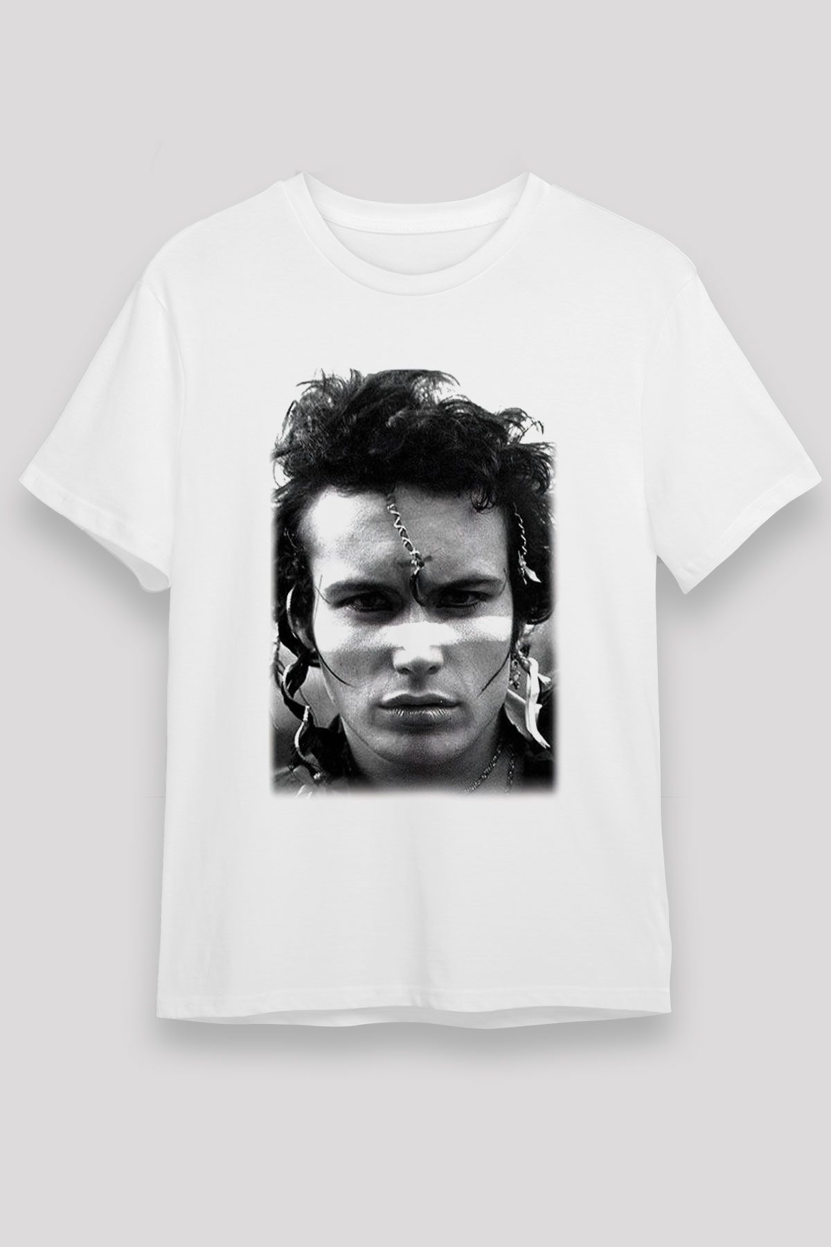Adam Ant Beyaz Unisex Tişört T-Shirt - TişörtFabrikası