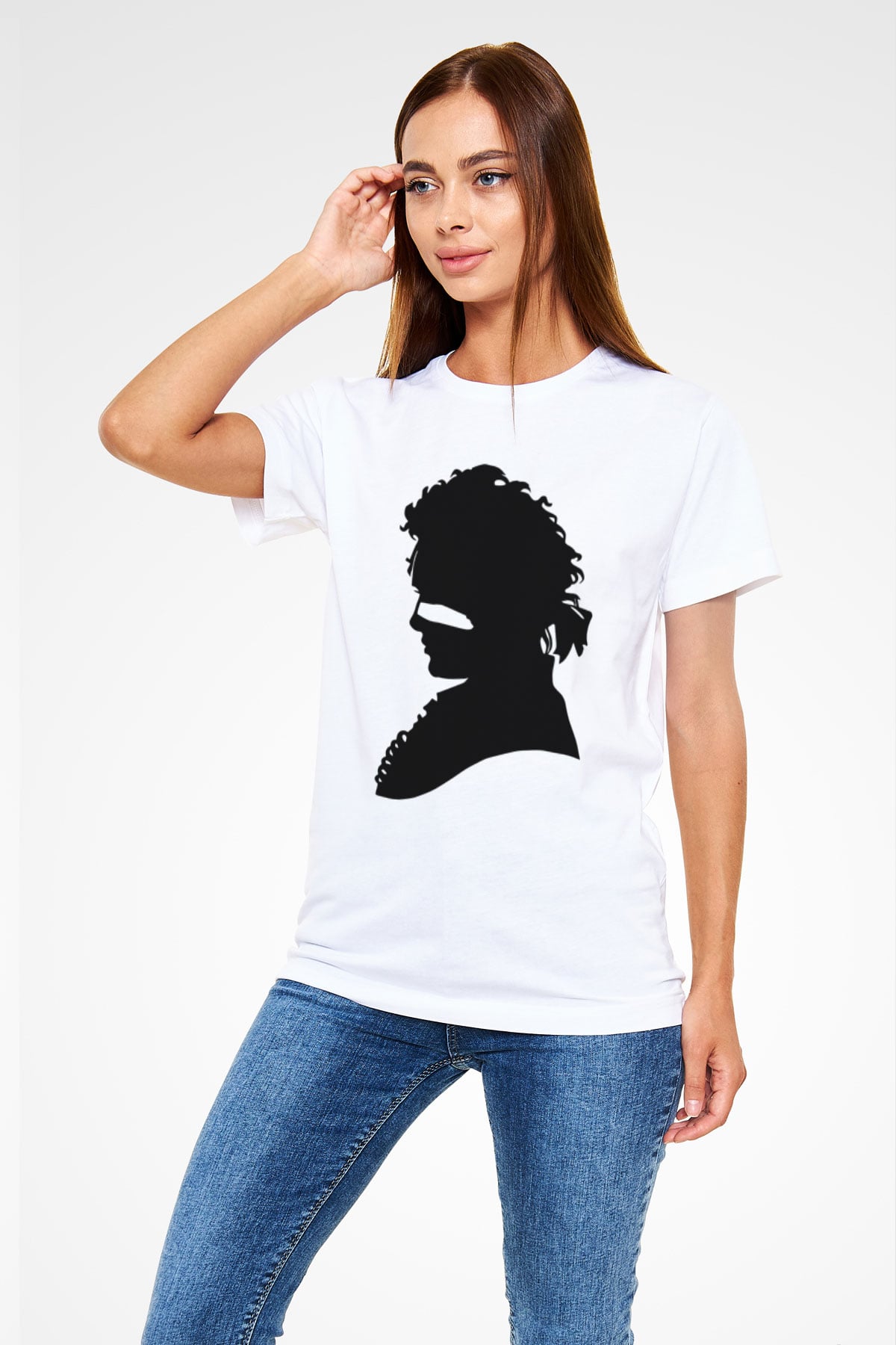 Adam Ant Beyaz Unisex Tişört T-Shirt - TişörtFabrikası
