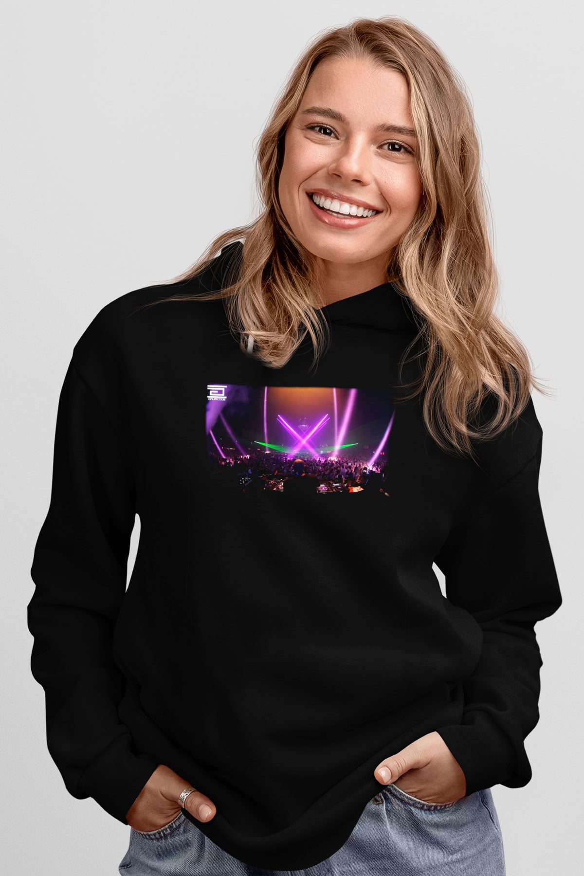 Adam Beyer Siyah Unisex Hoodie