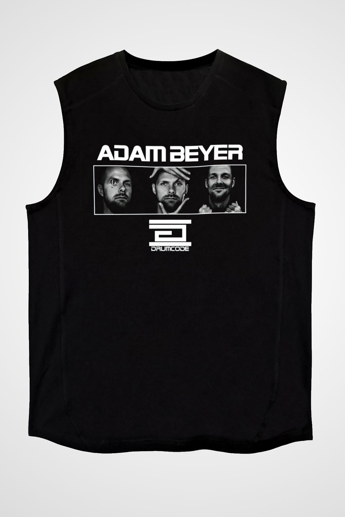 Adam Beyer Siyah Unisex Kolsuz Tişört