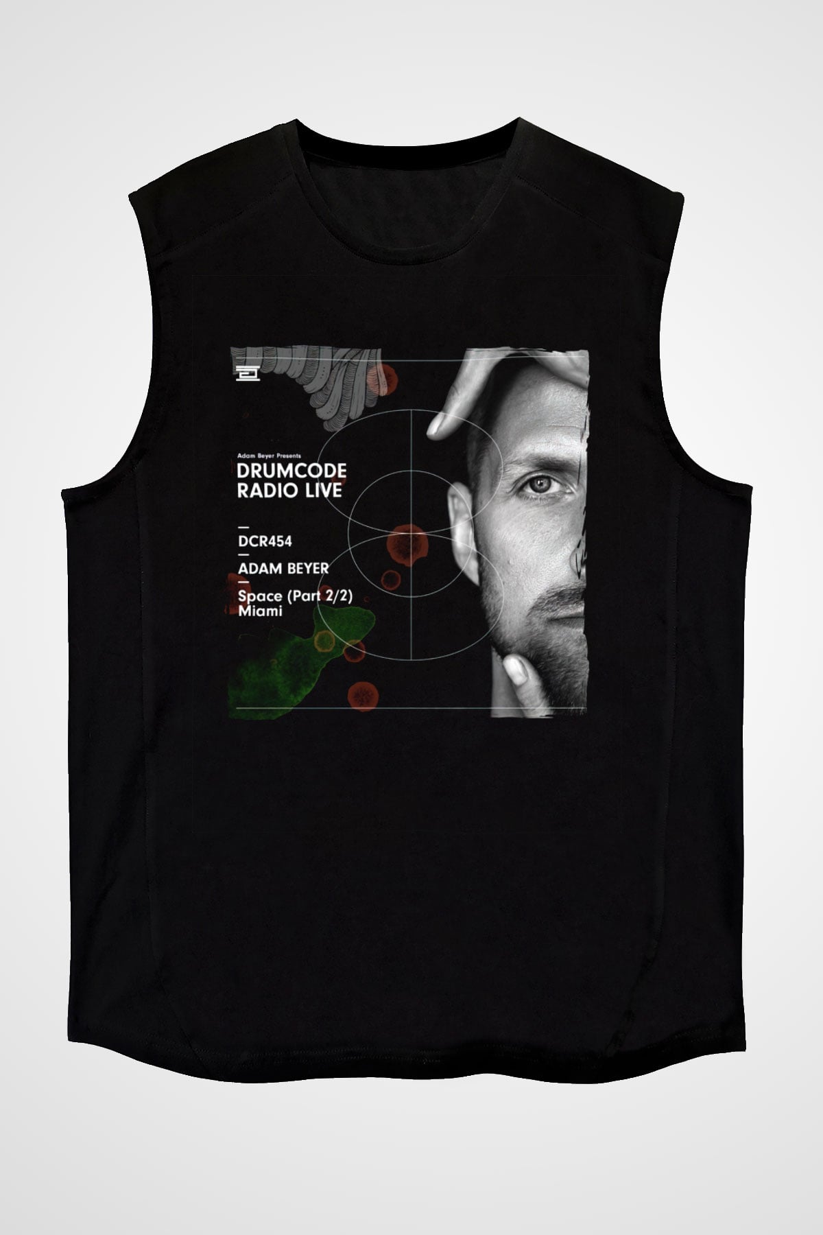 Adam Beyer Siyah Unisex Kolsuz Tişört