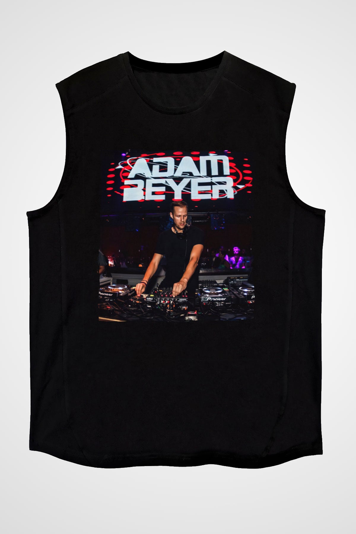 Adam Beyer Siyah Unisex Kolsuz Tişört