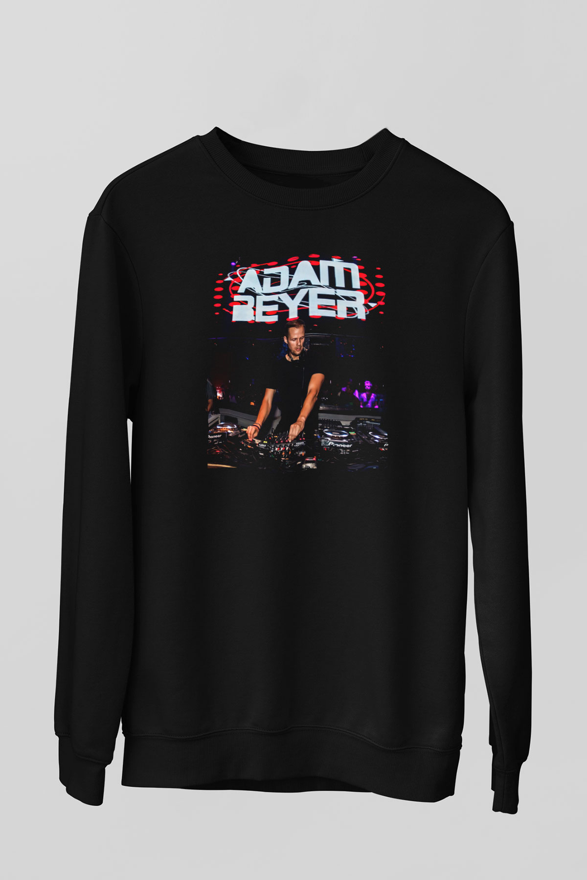 Adam Beyer Siyah Unisex Sweatshirt