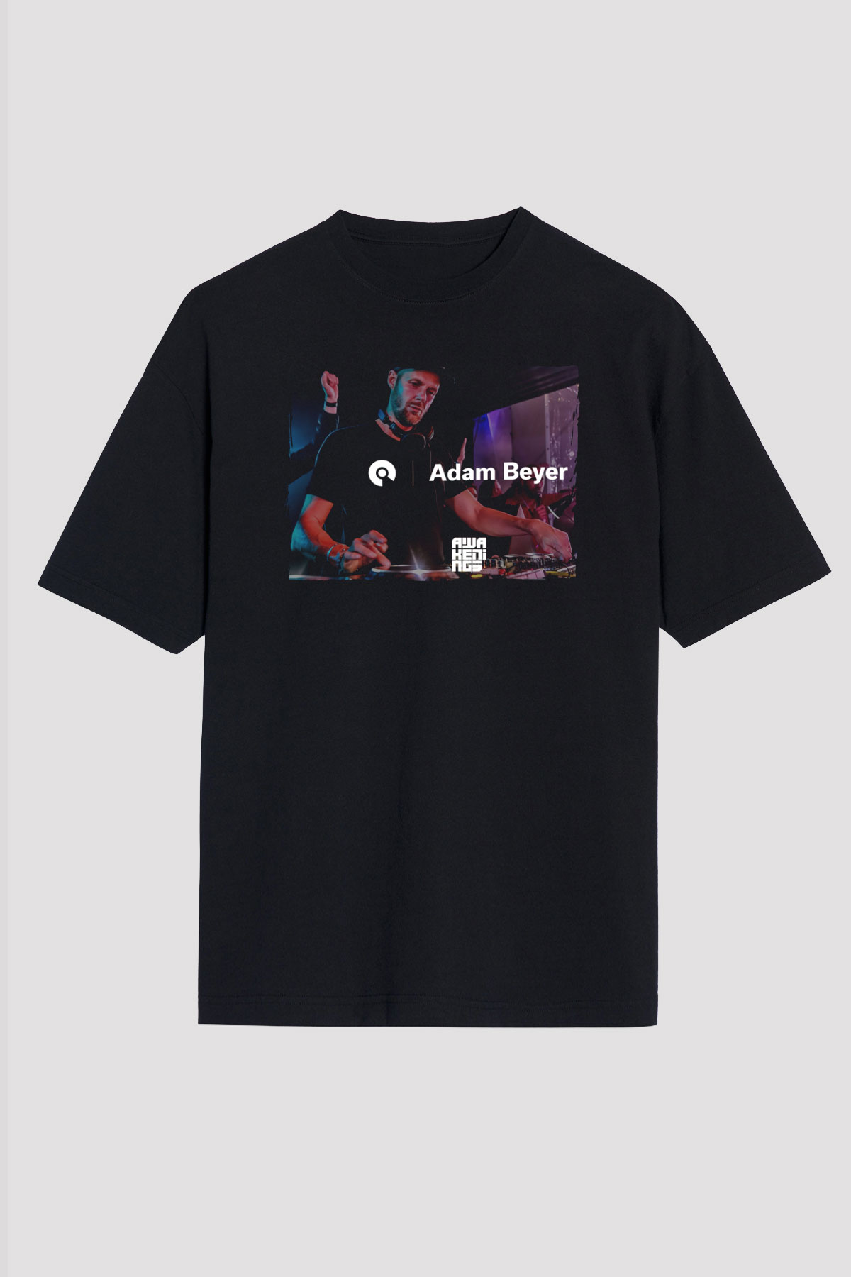 Adam Beyer Siyah Oversize Tişört Oversize T-shirt - TişörtFabrikası