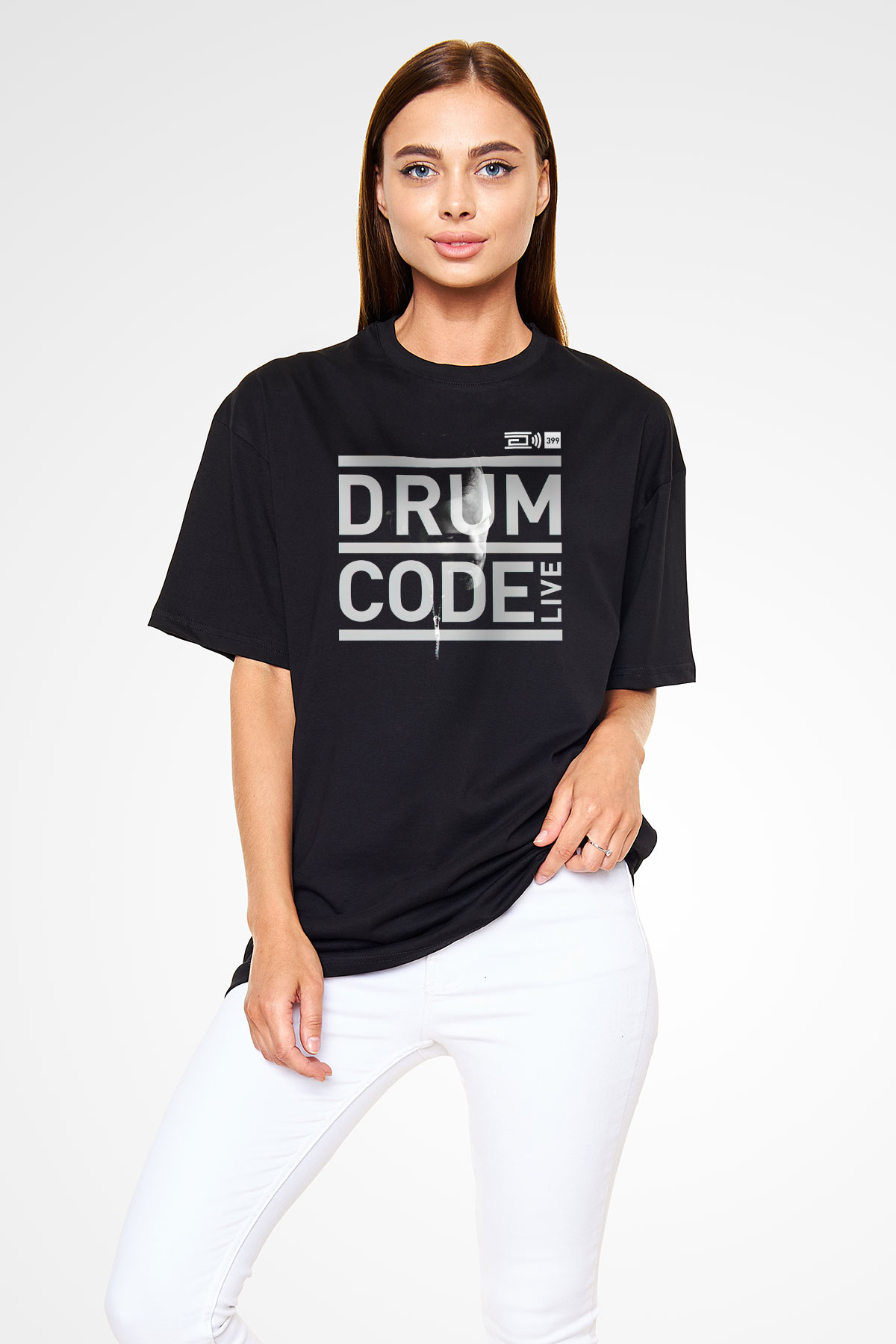 Adam Beyer Siyah Oversize Tişört Oversize T-shirt - TişörtFabrikası