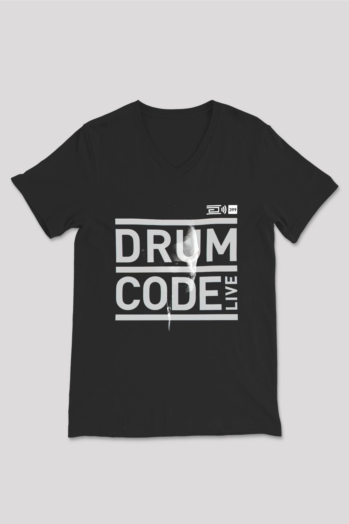 Adam Beyer Siyah Unisex V Yaka Tişört