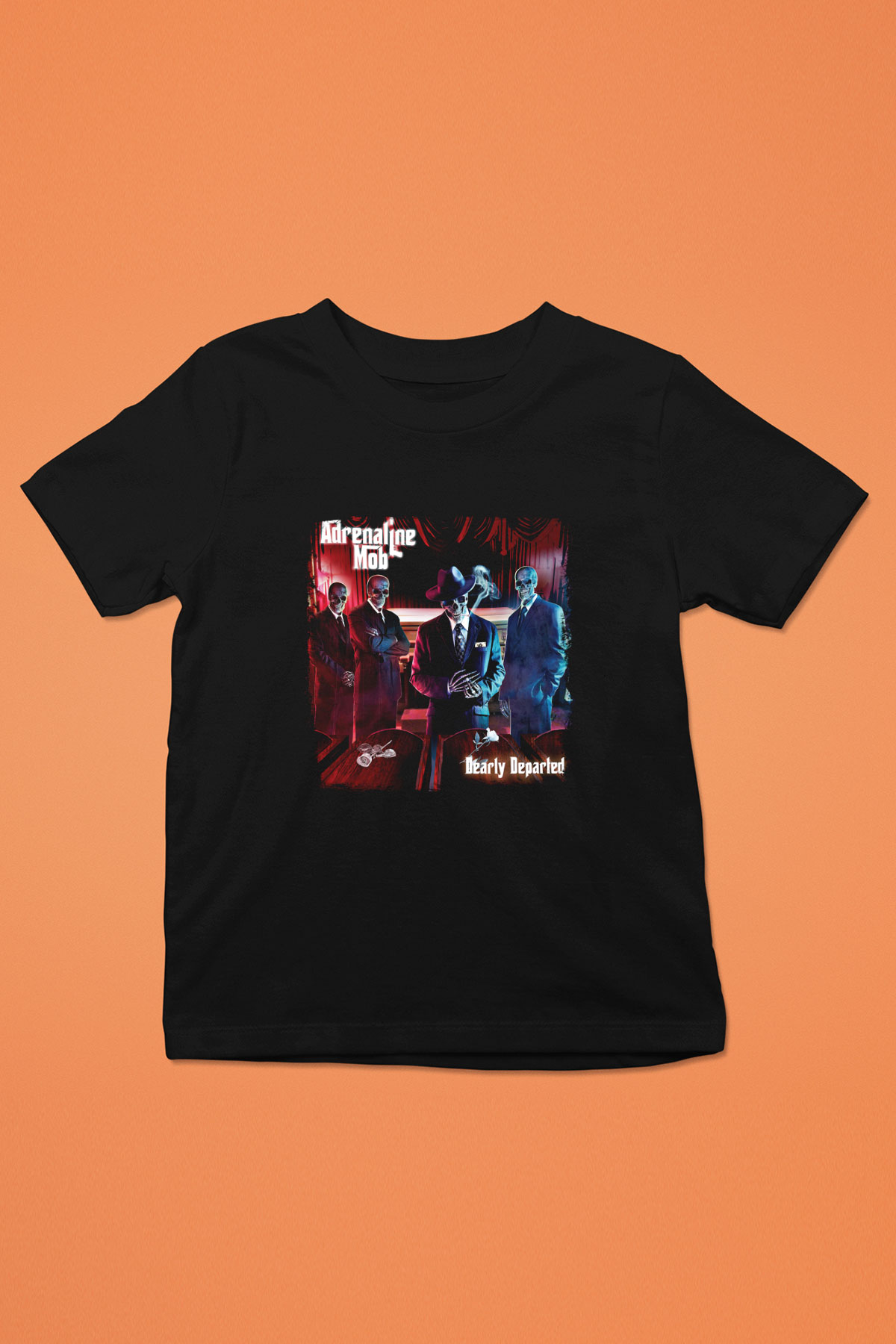 Adrenaline Mob Baskılı Unisex Siyah Çocuk Tişört