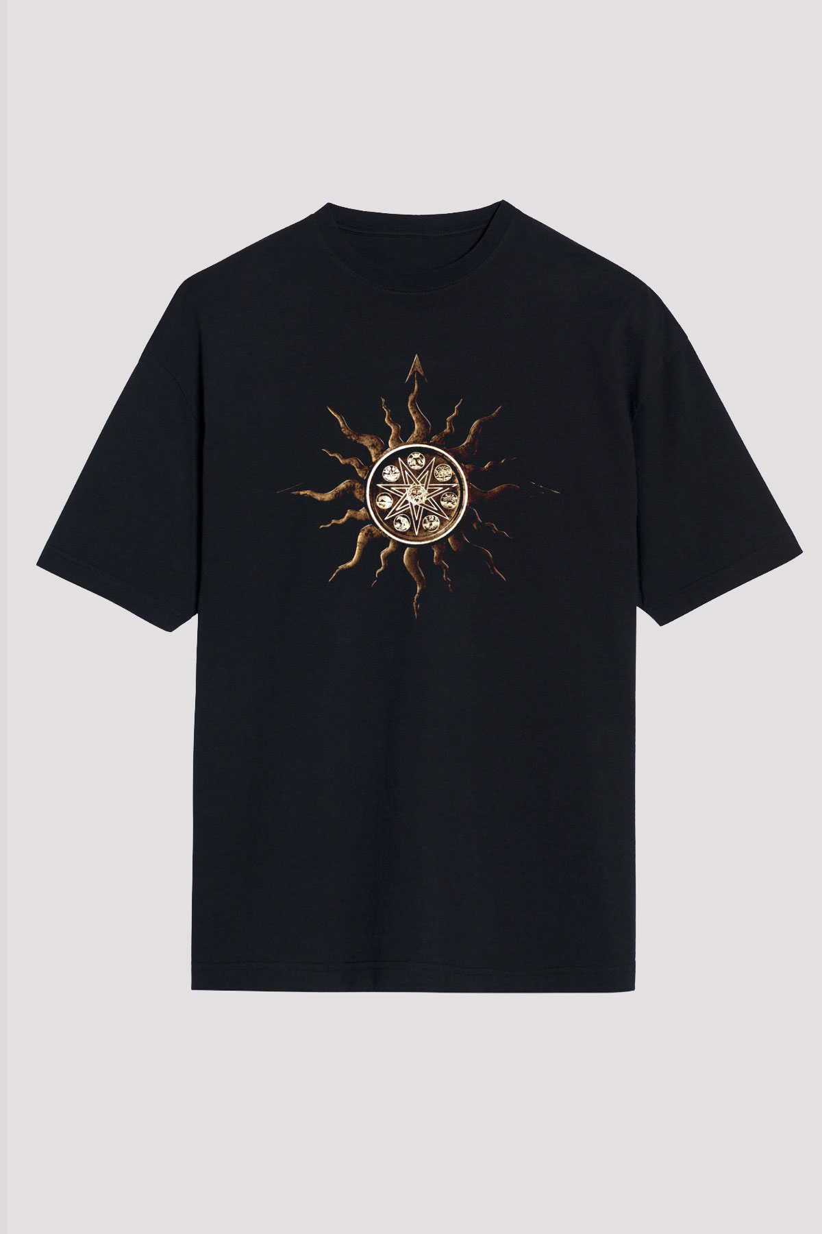 Aeon Siyah Oversize Tişört Oversize T-shirt - TişörtFabrikası