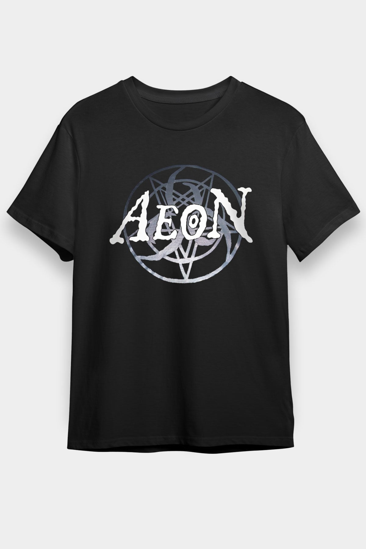 Aeon Siyah Unisex Tişört T-Shirt - TişörtFabrikası
