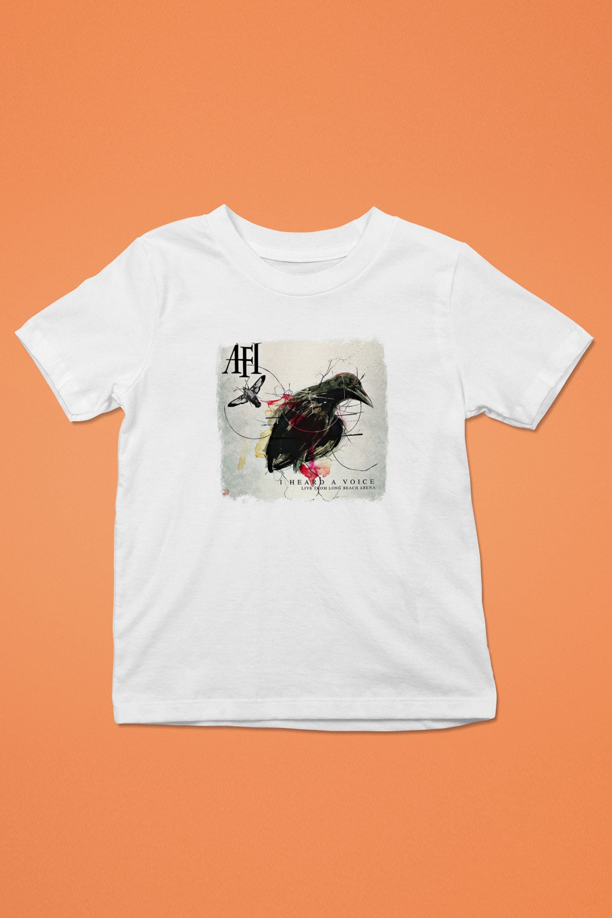Afi Baskılı Unisex Beyaz Çocuk Tişört