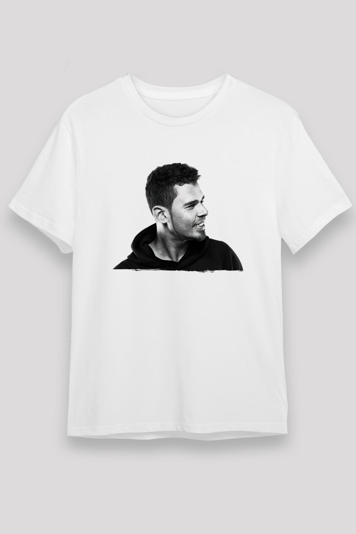 Afrojack Beyaz Unisex Tişört T-Shirt - TişörtFabrikası