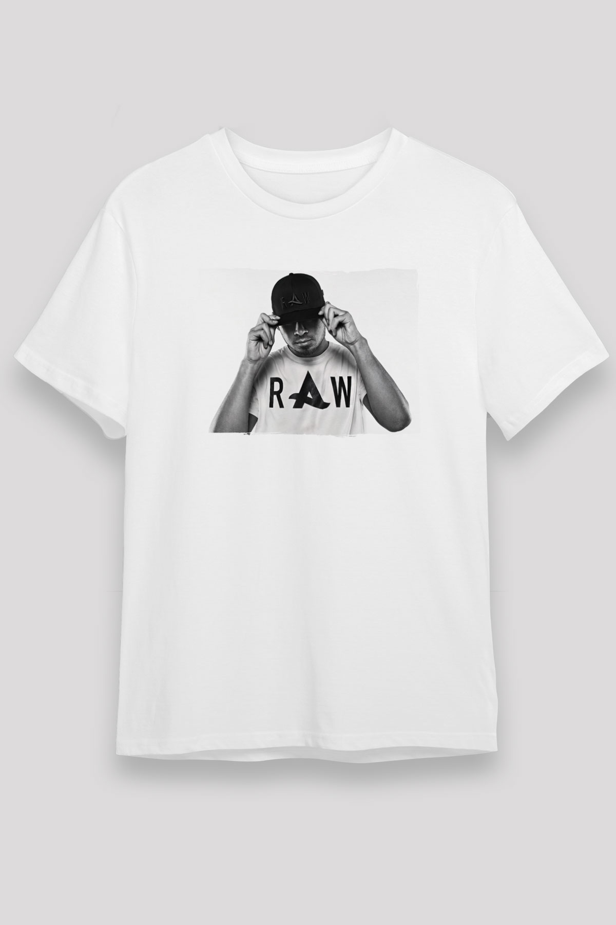 Afrojack Beyaz Unisex Tişört T-Shirt - TişörtFabrikası