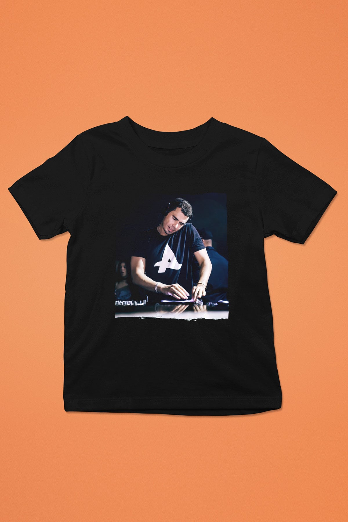 Afrojack Siyah Unisex Çocuk Tişört