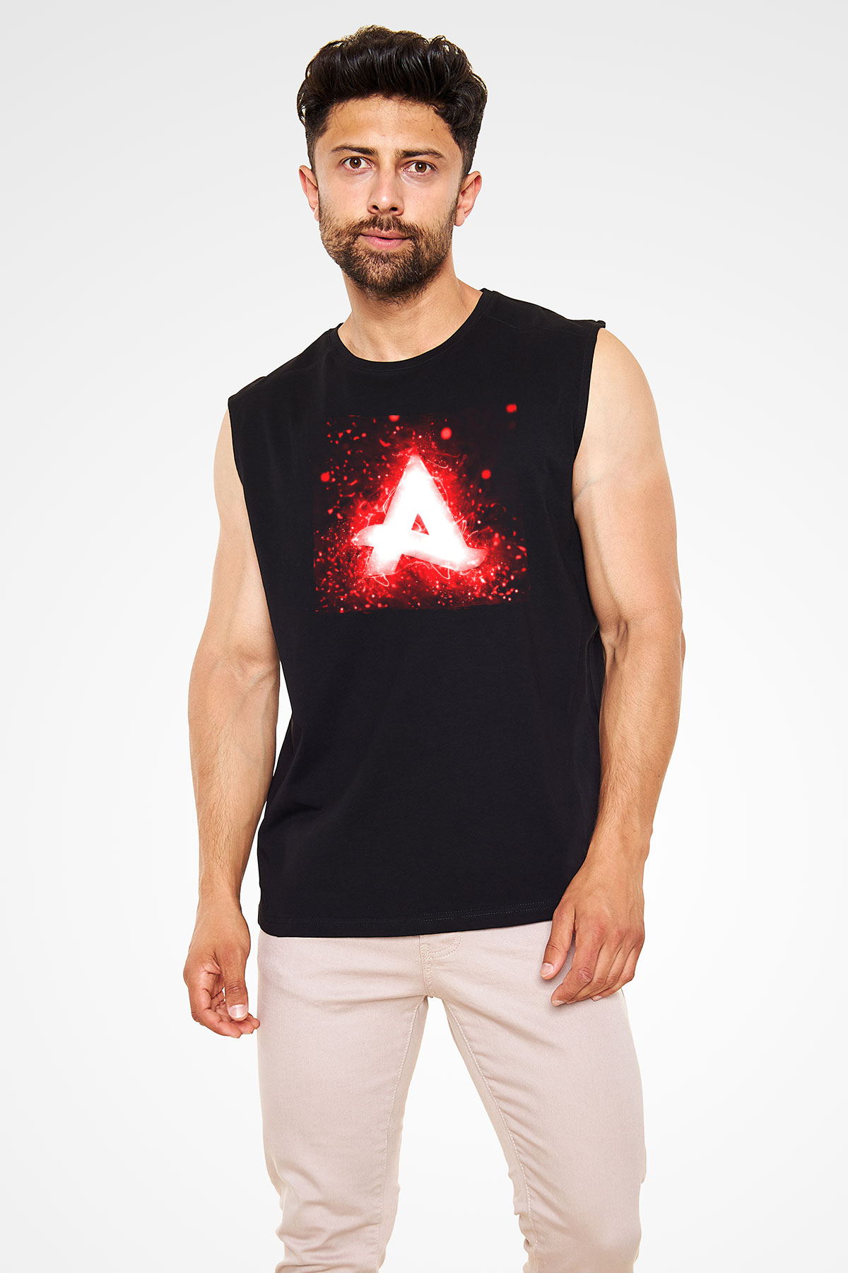 Afrojack Siyah Unisex Kolsuz Tişört