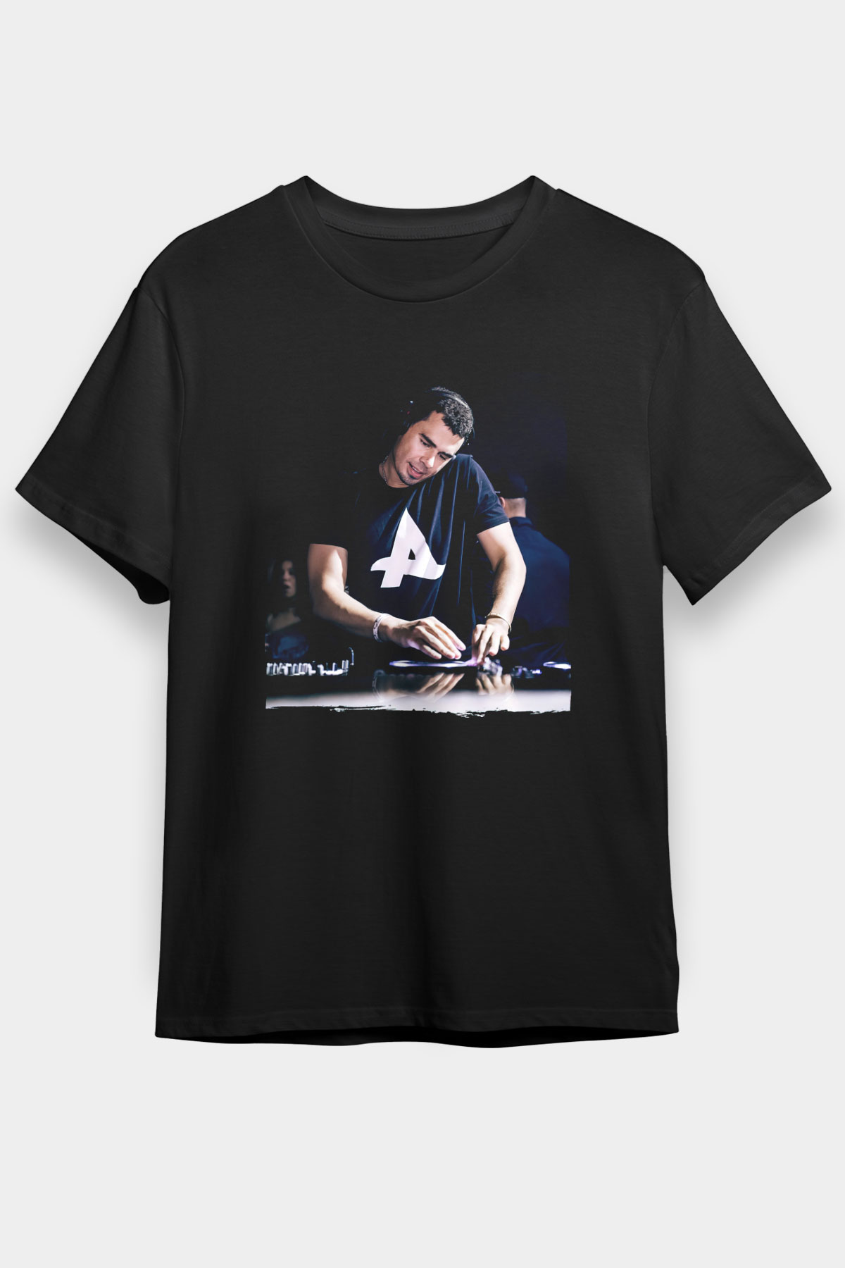 Afrojack Siyah Unisex Tişört T-Shirt - TişörtFabrikası