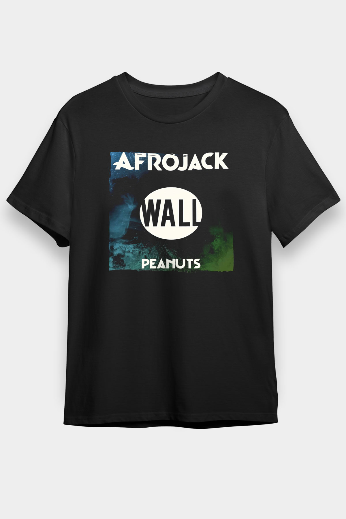 Afrojack Siyah Unisex Tişört T-Shirt - TişörtFabrikası